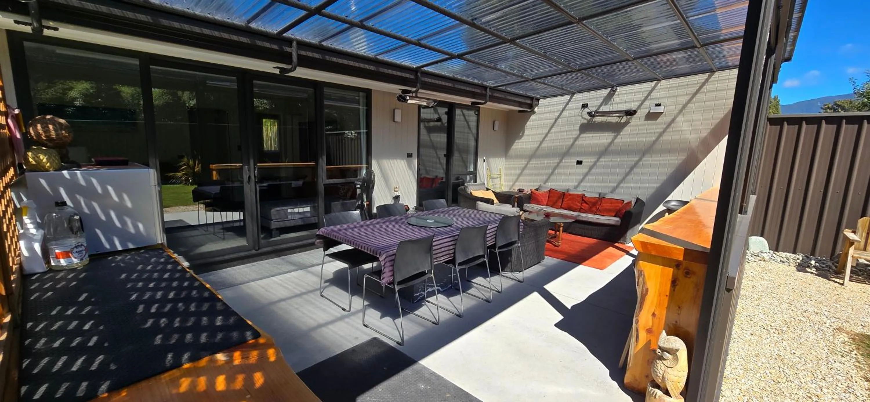 Patio in The Rocks Chalets