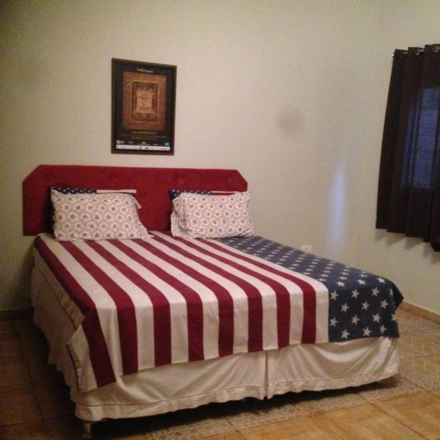 View (from property/room), Bed in Pousada Beira Rio