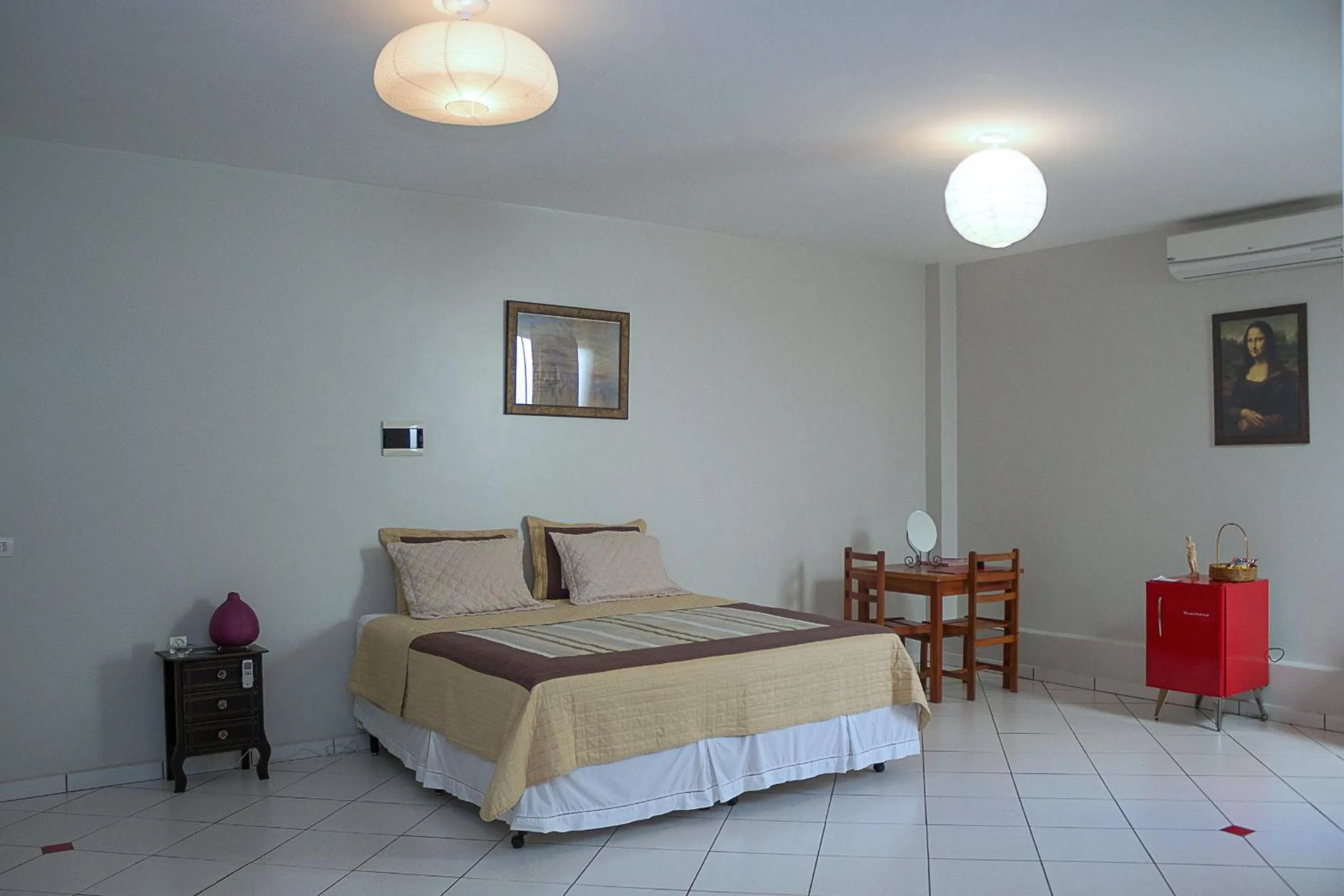 Bed in Pousada Beira Rio