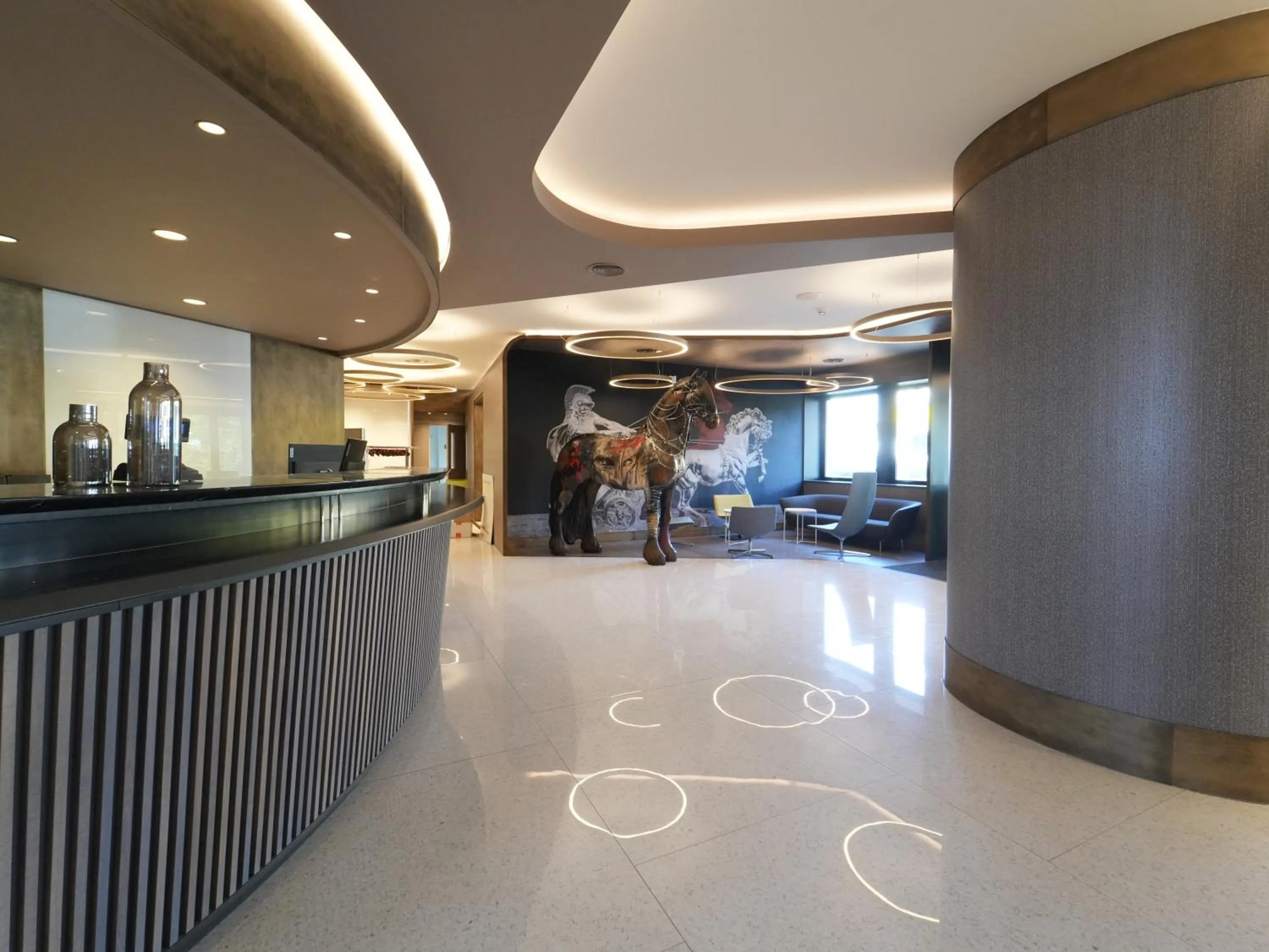 Lobby or reception in Cavallo Hotel Verona Est