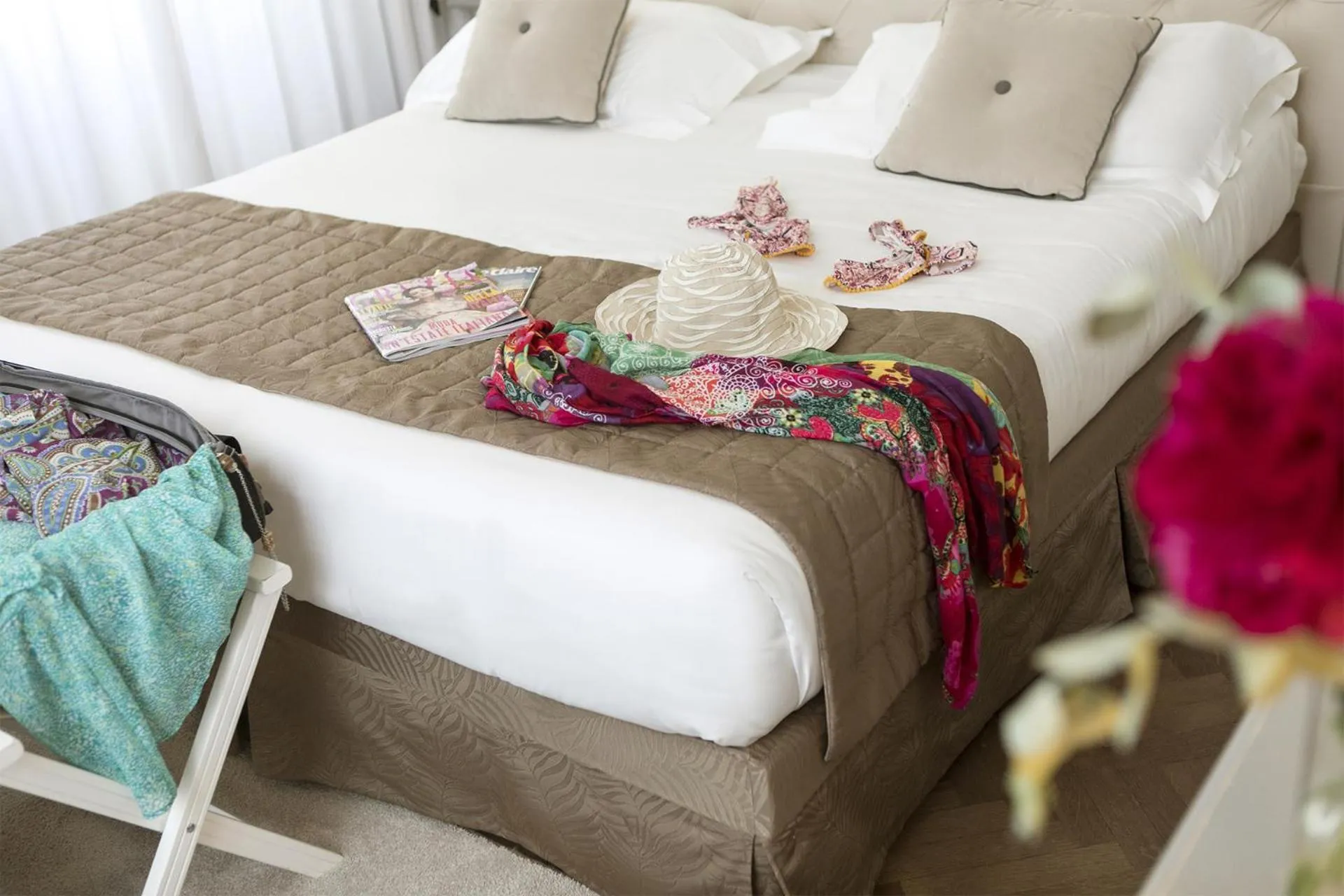 Bed in Palazzo Lorenzo Hotel Boutique & Spa