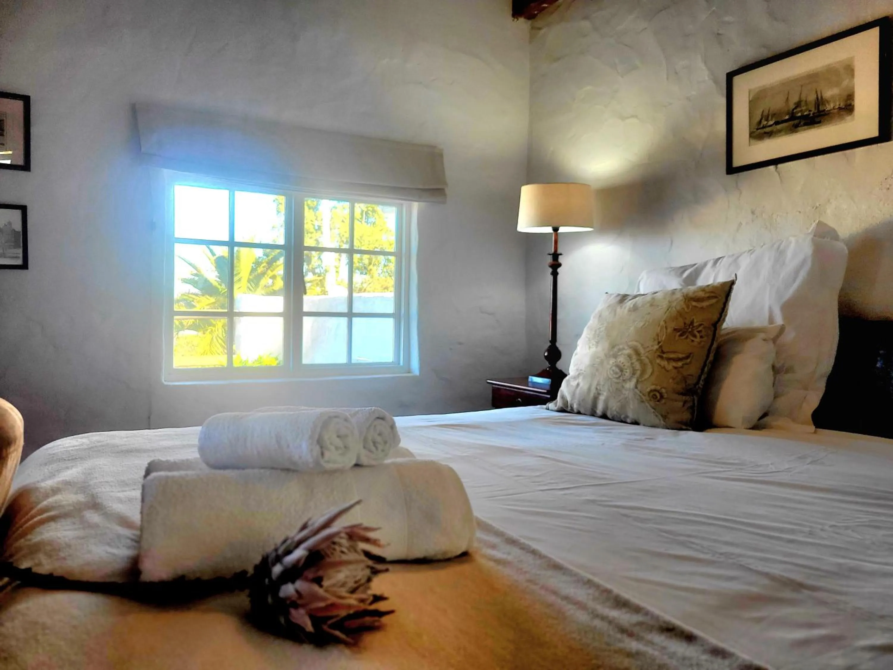 Decorative detail, Bed in De Molen Guest House