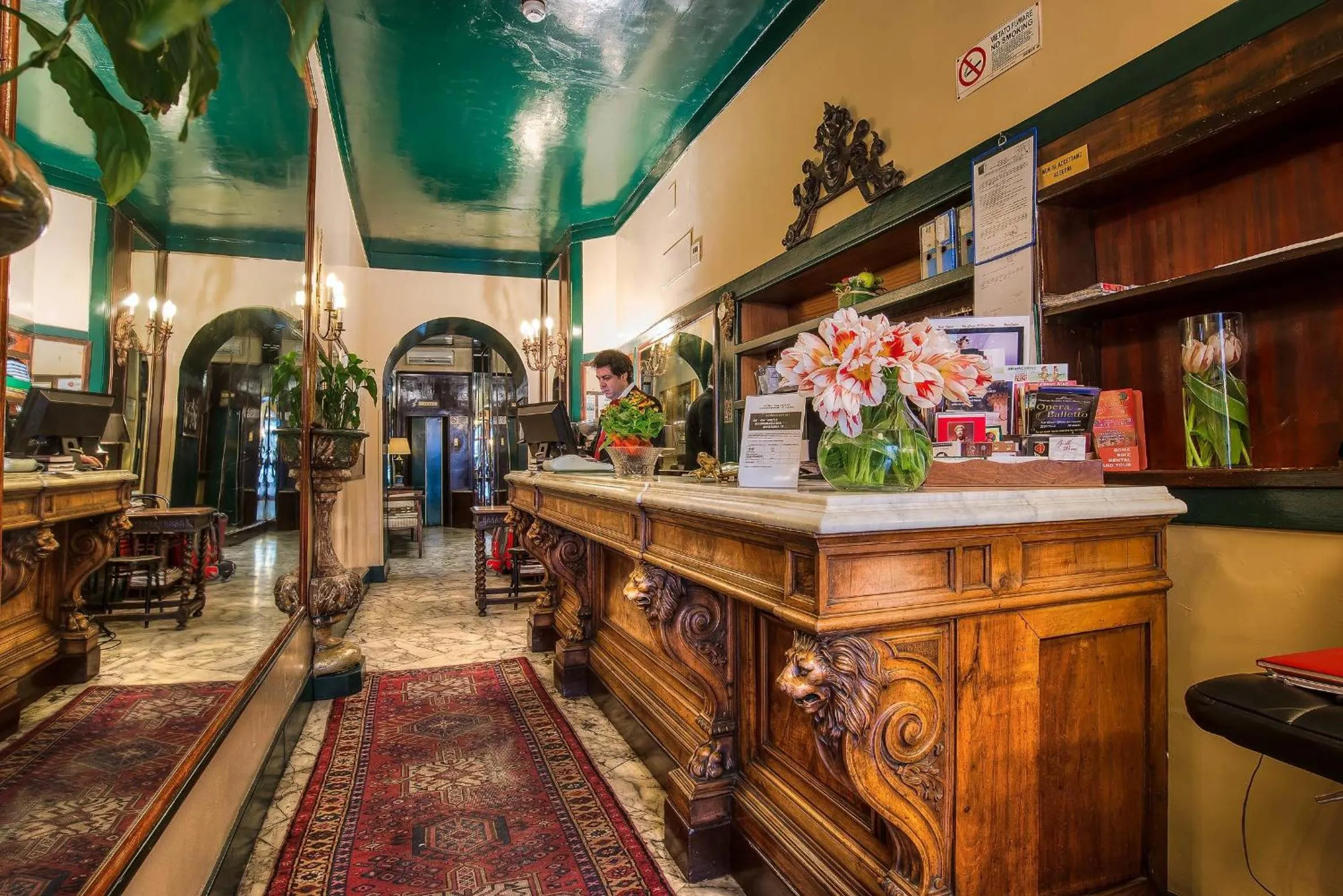 Lobby or reception in Hotel Fontana