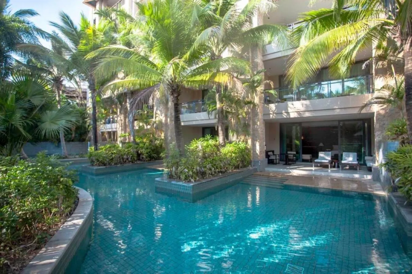 Pool view in Raffles Hainan Clear Water Bay