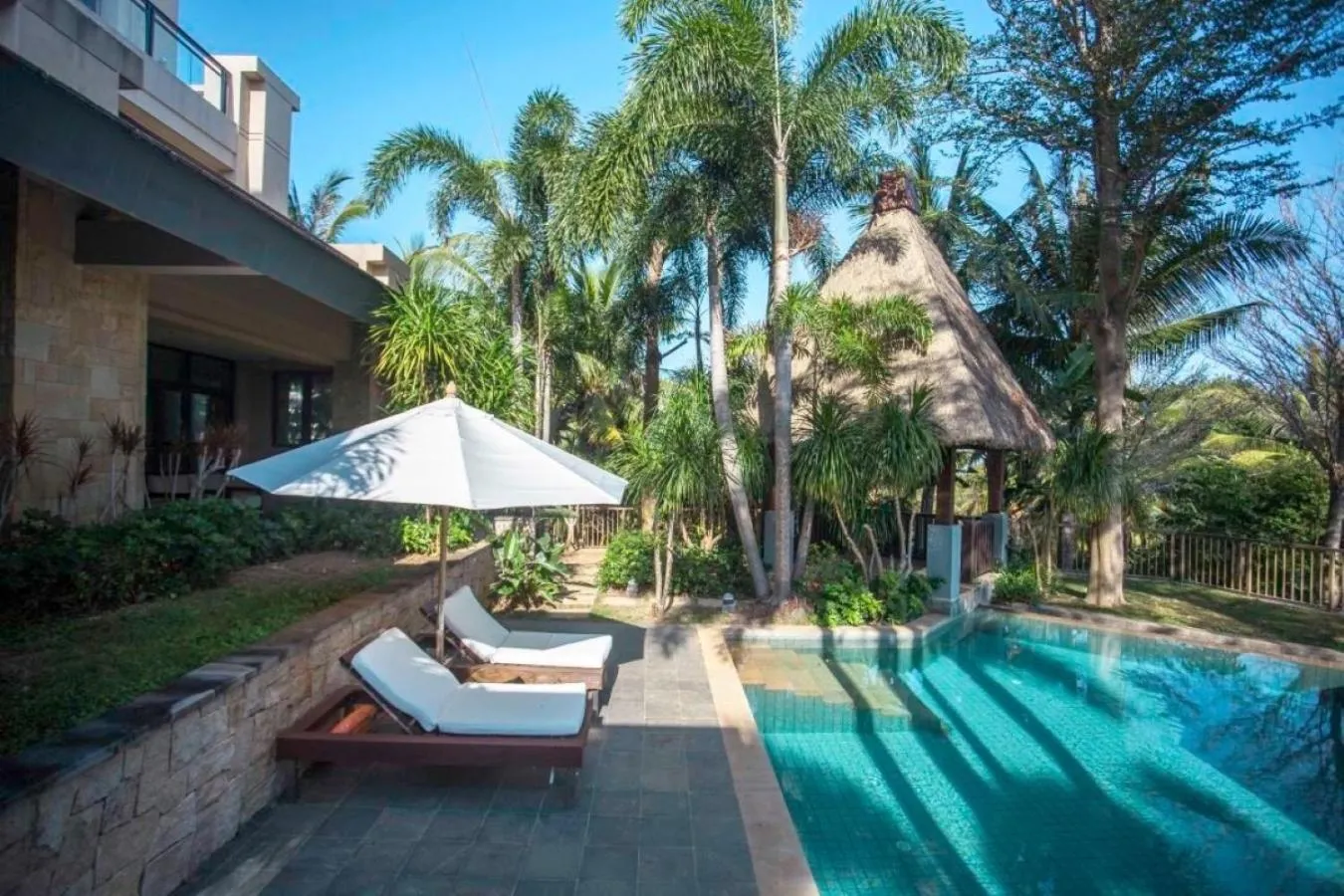 Pool view in Raffles Hainan Clear Water Bay