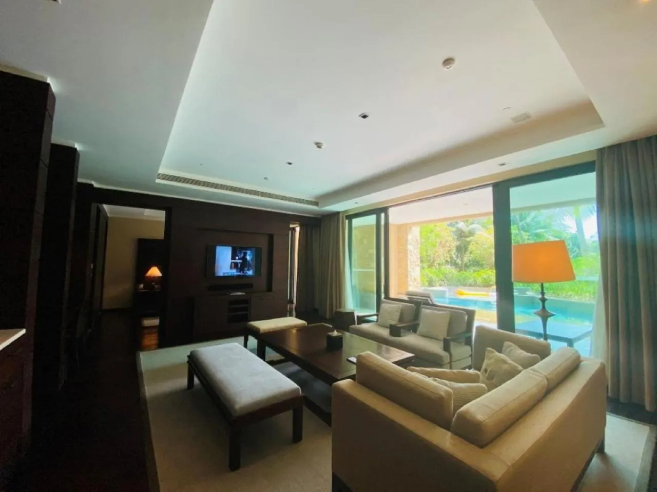 Living room in Raffles Hainan Clear Water Bay