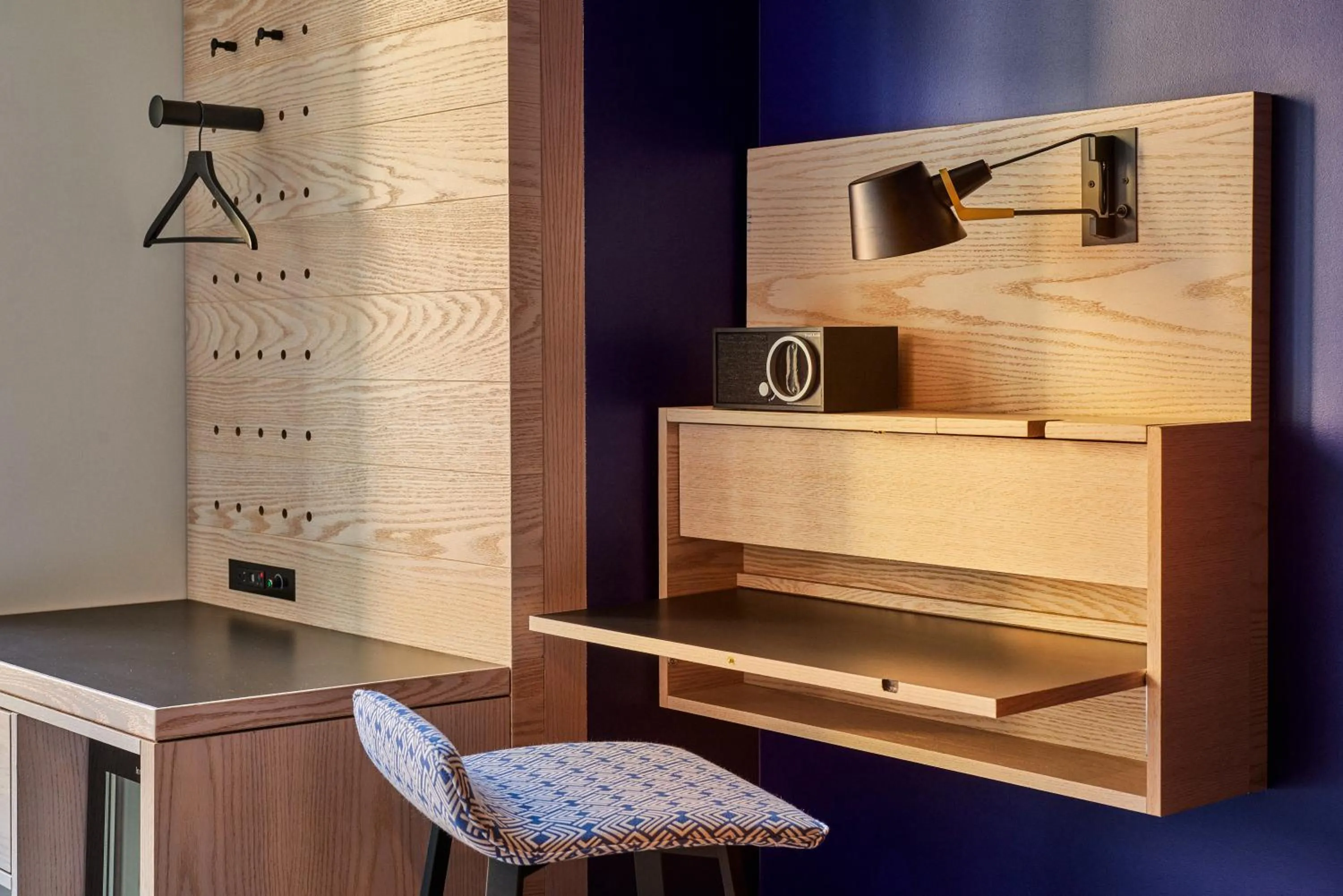 Bedroom in Radio Hotel