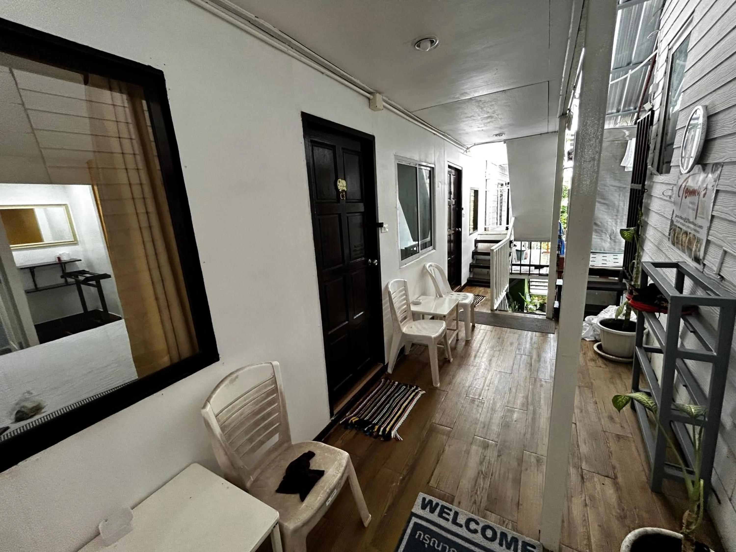 Seating area in Coco's Guest House