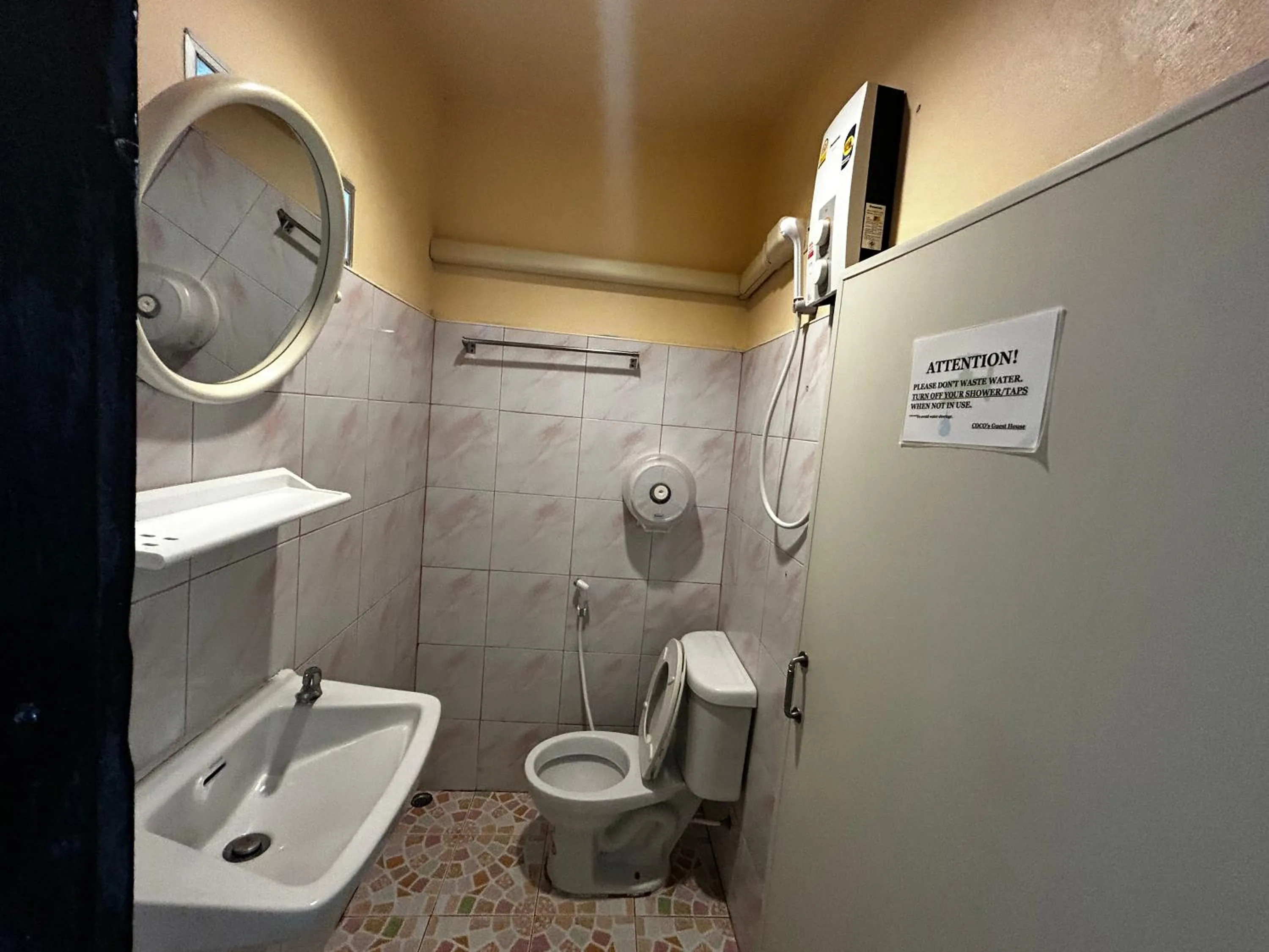 Shower in Coco's Guest House