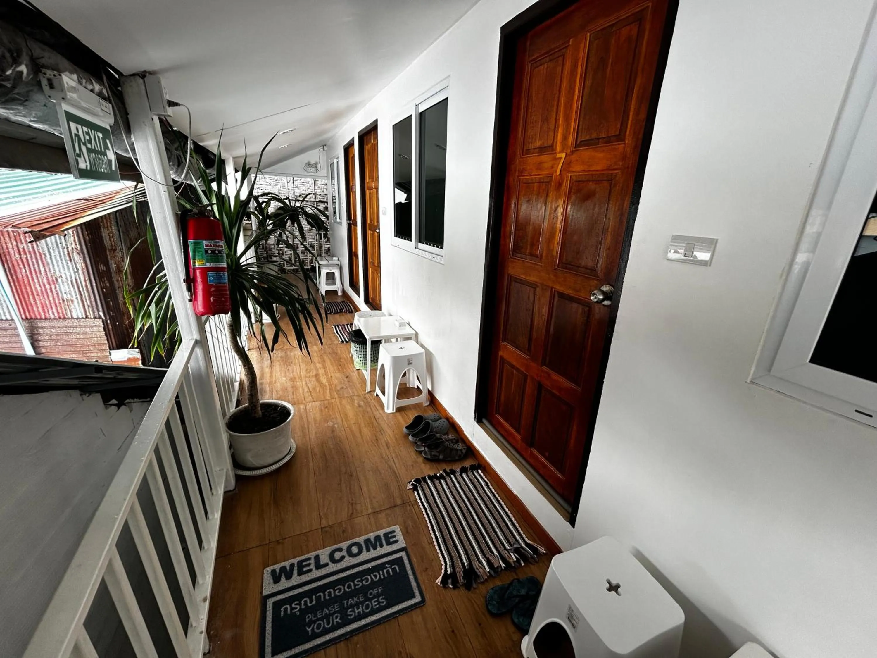 Seating area in Coco's Guest House