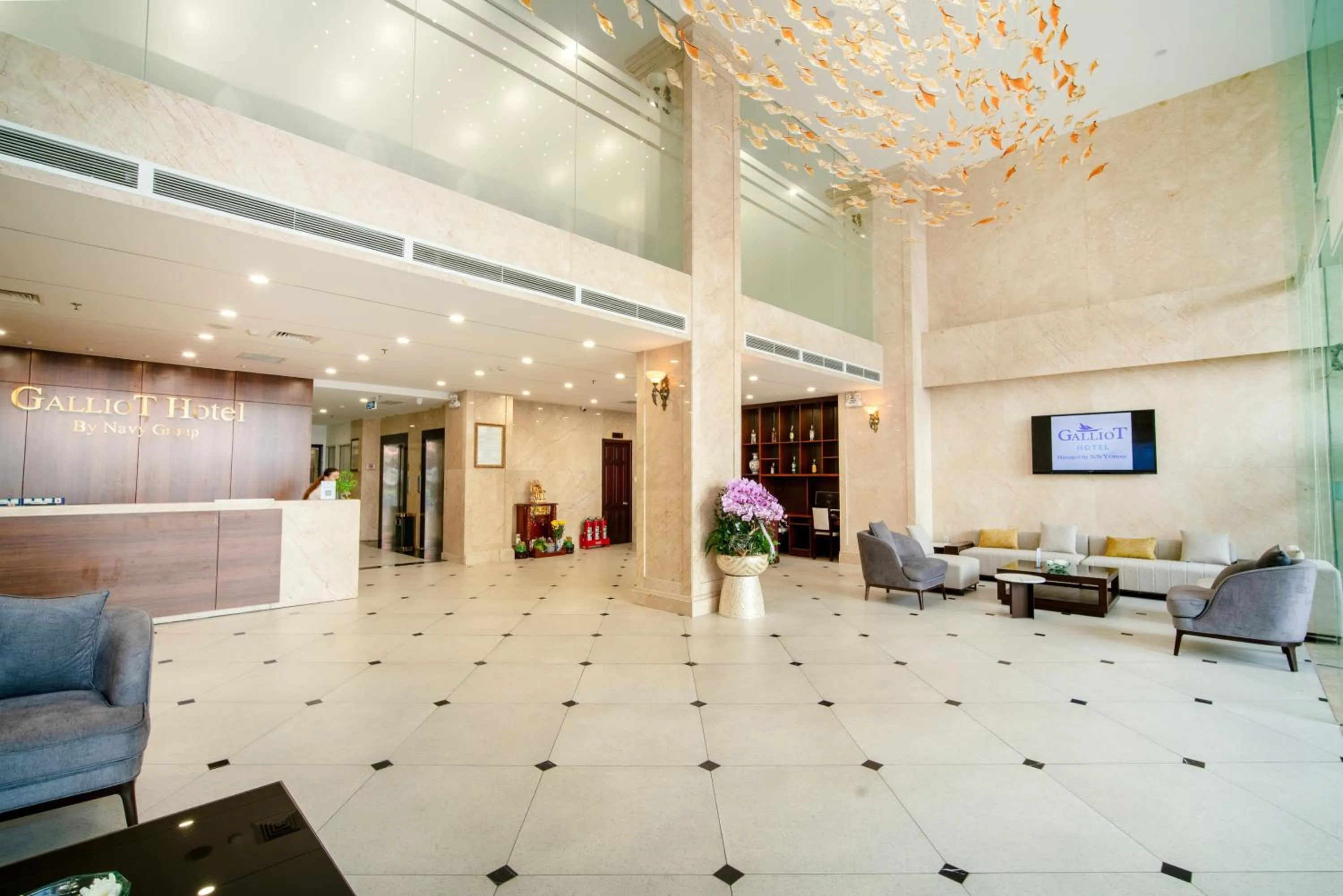 Lobby or reception in Galliot Hotel Nha Trang