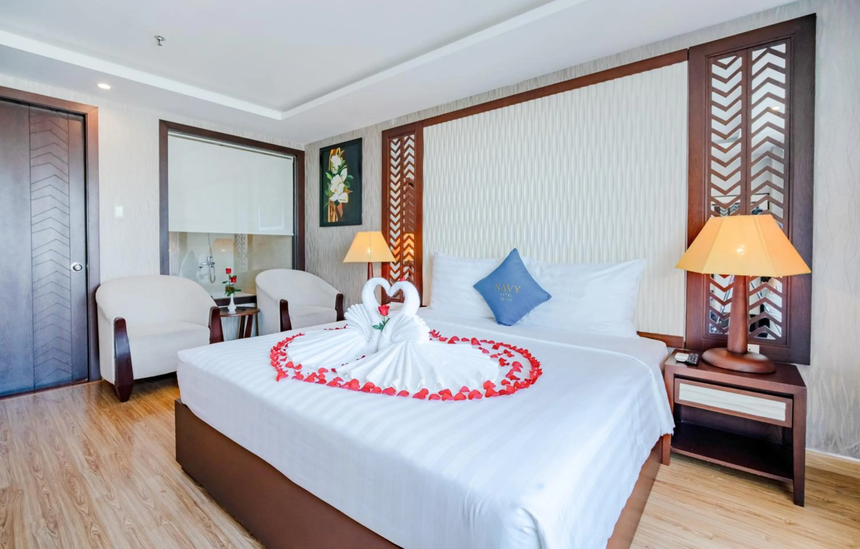 Bed in Galliot Hotel Nha Trang