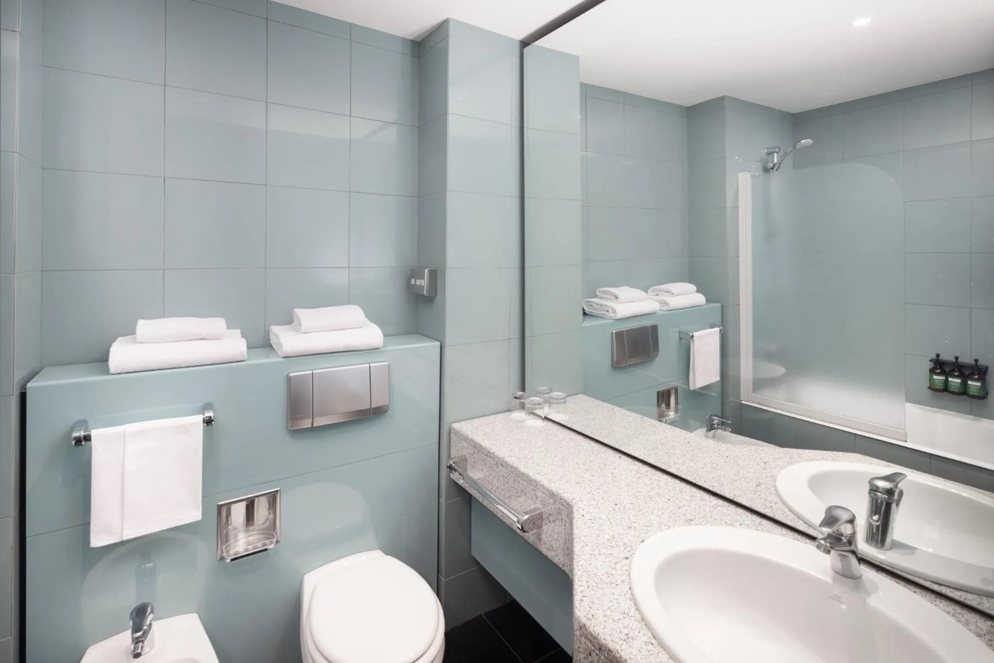 Bathroom in Crowne Plaza Milan Linate by IHG