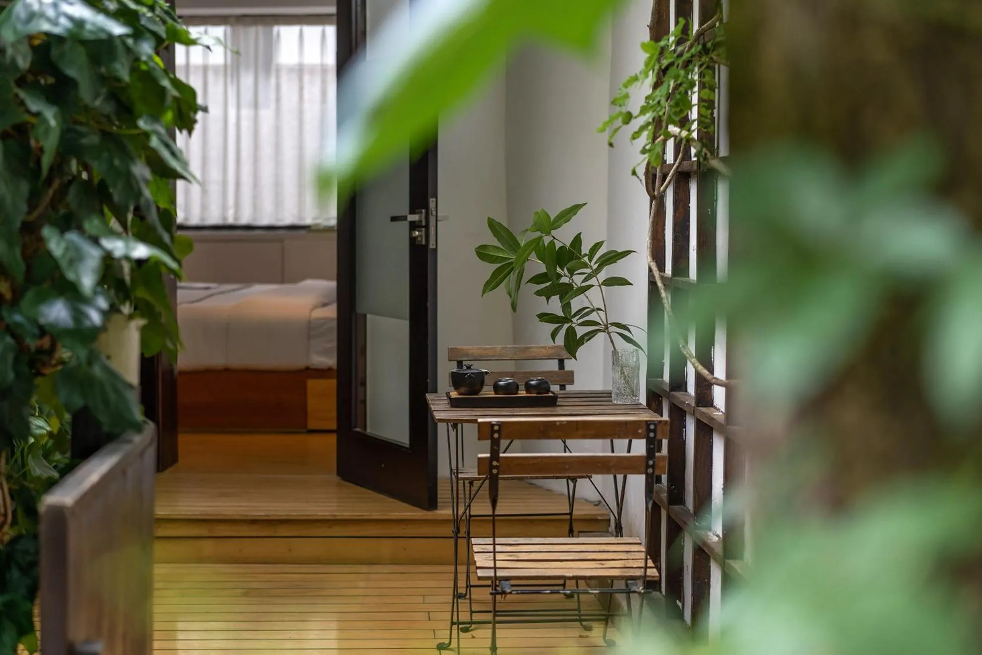 Seating area, Bed in The Bivou Lijiang