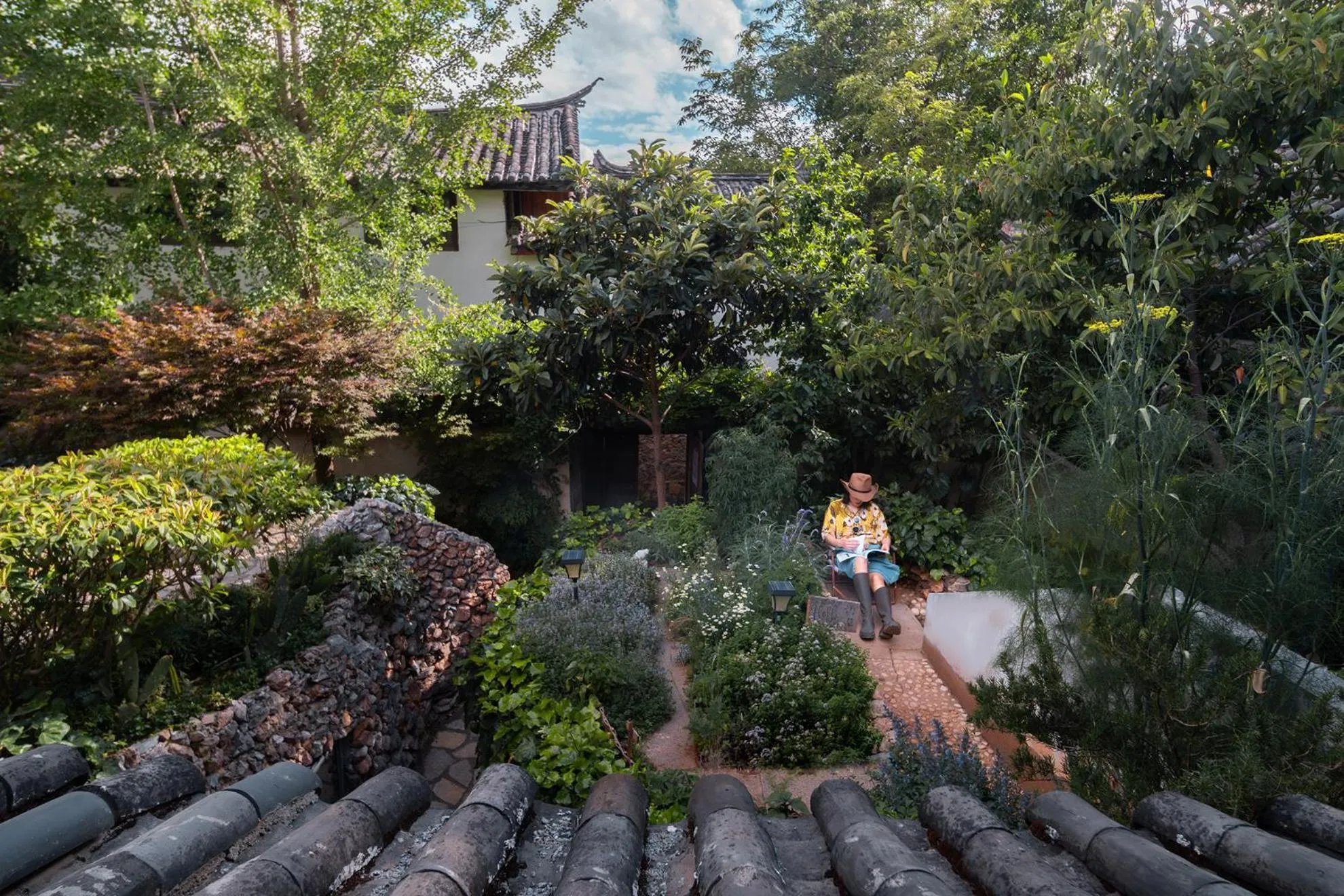 Garden in The Bivou Lijiang