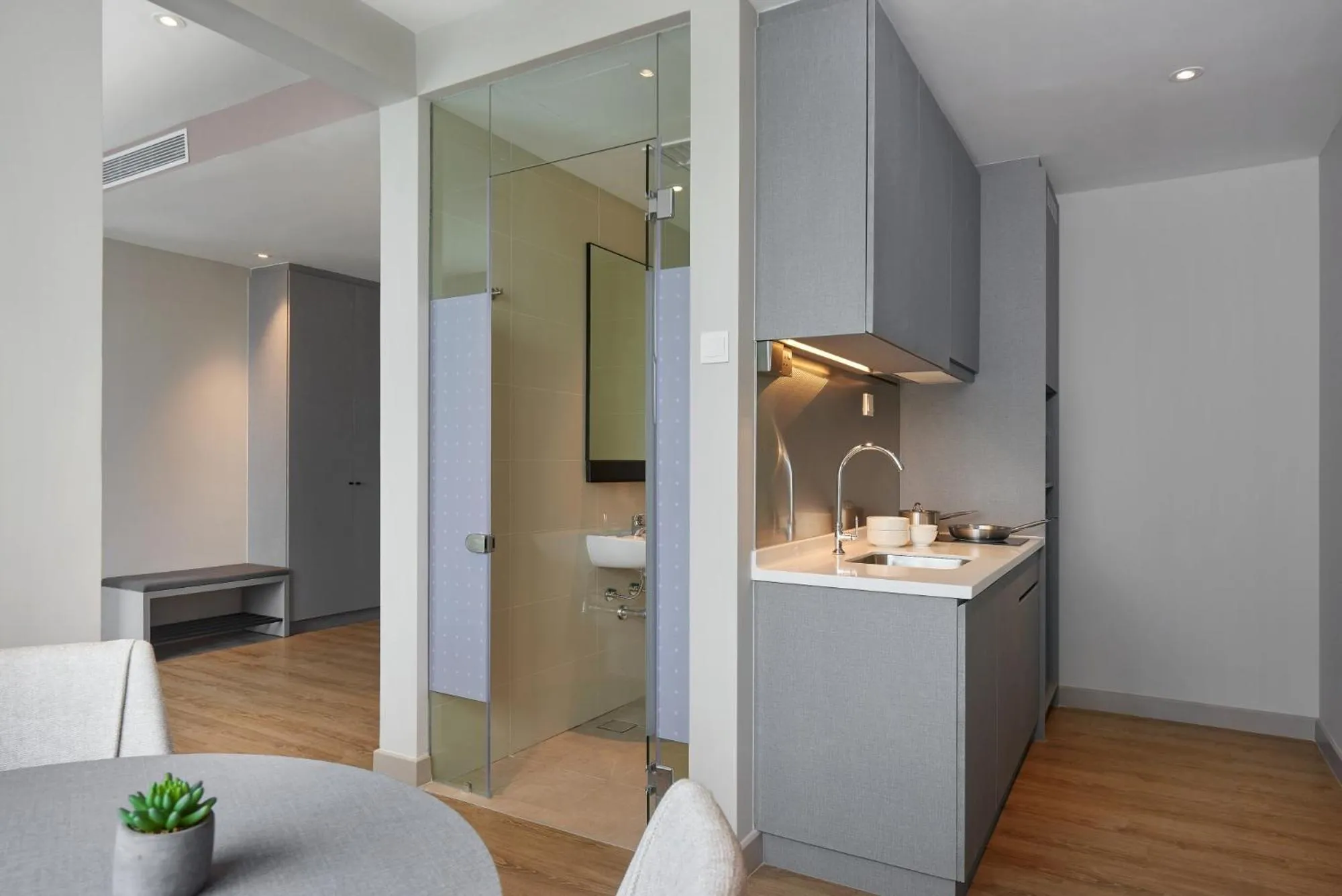 Kitchen or kitchenette in Hotel Komune Living & Wellness Kuala Lumpur