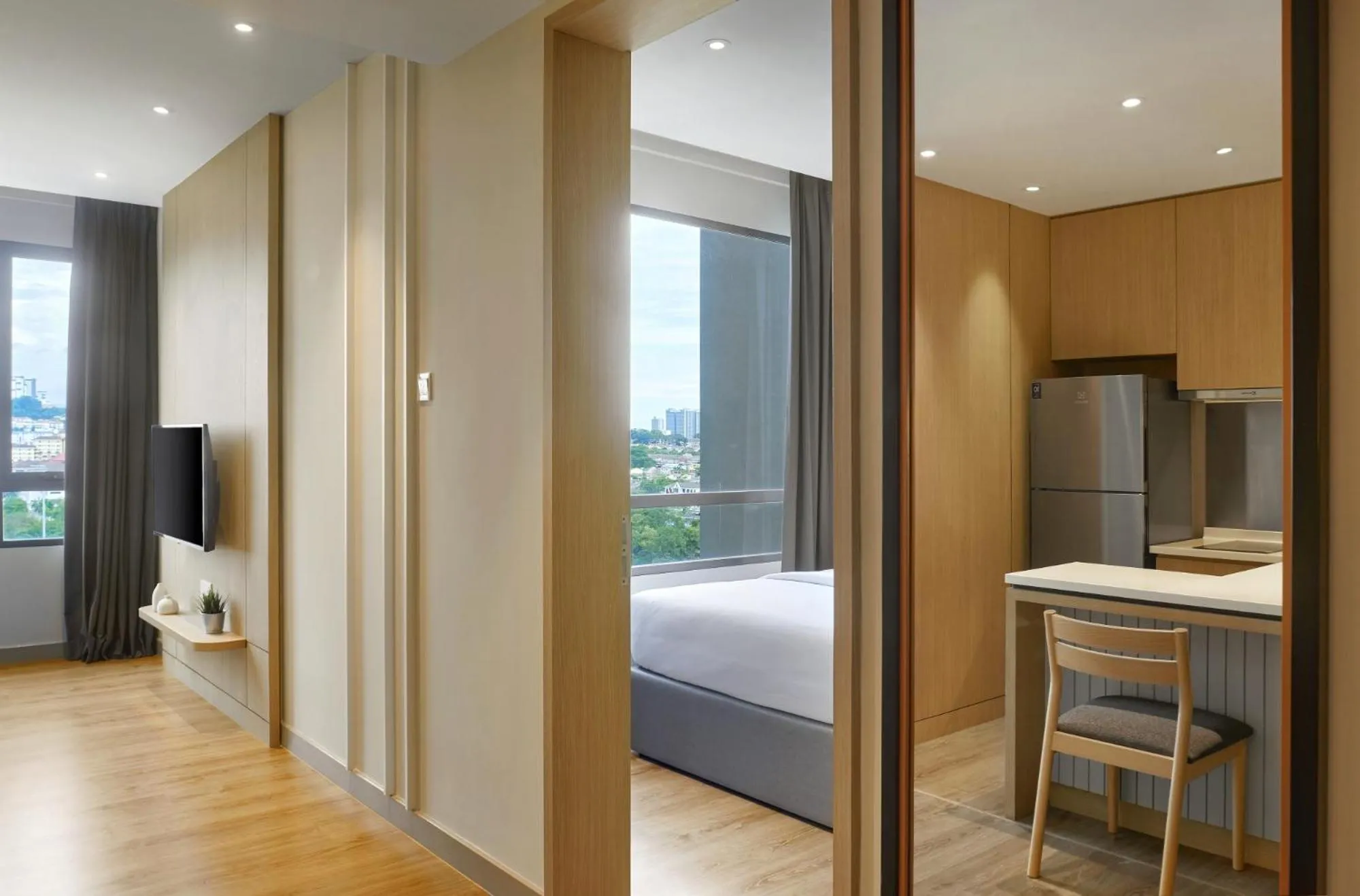 Living room, Bed in Hotel Komune Living & Wellness Kuala Lumpur