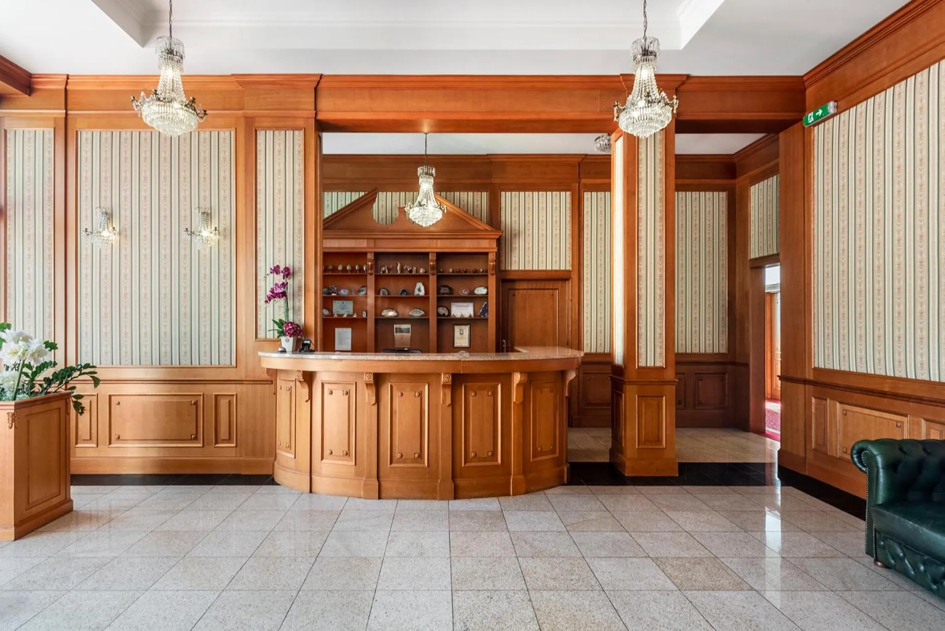 Lobby or reception in Hotel Stodółka