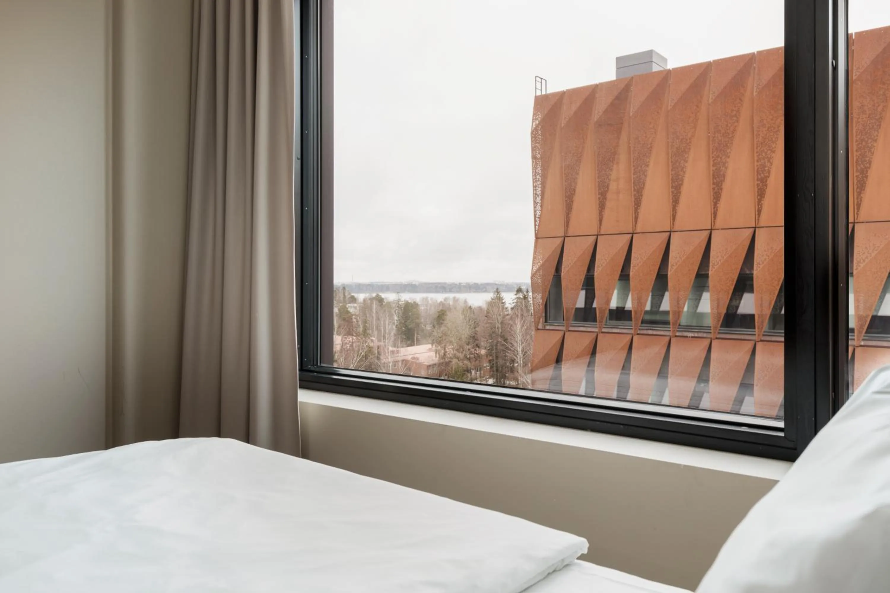 View (from property/room), Bed in Heymo 1 by Sokos Hotels