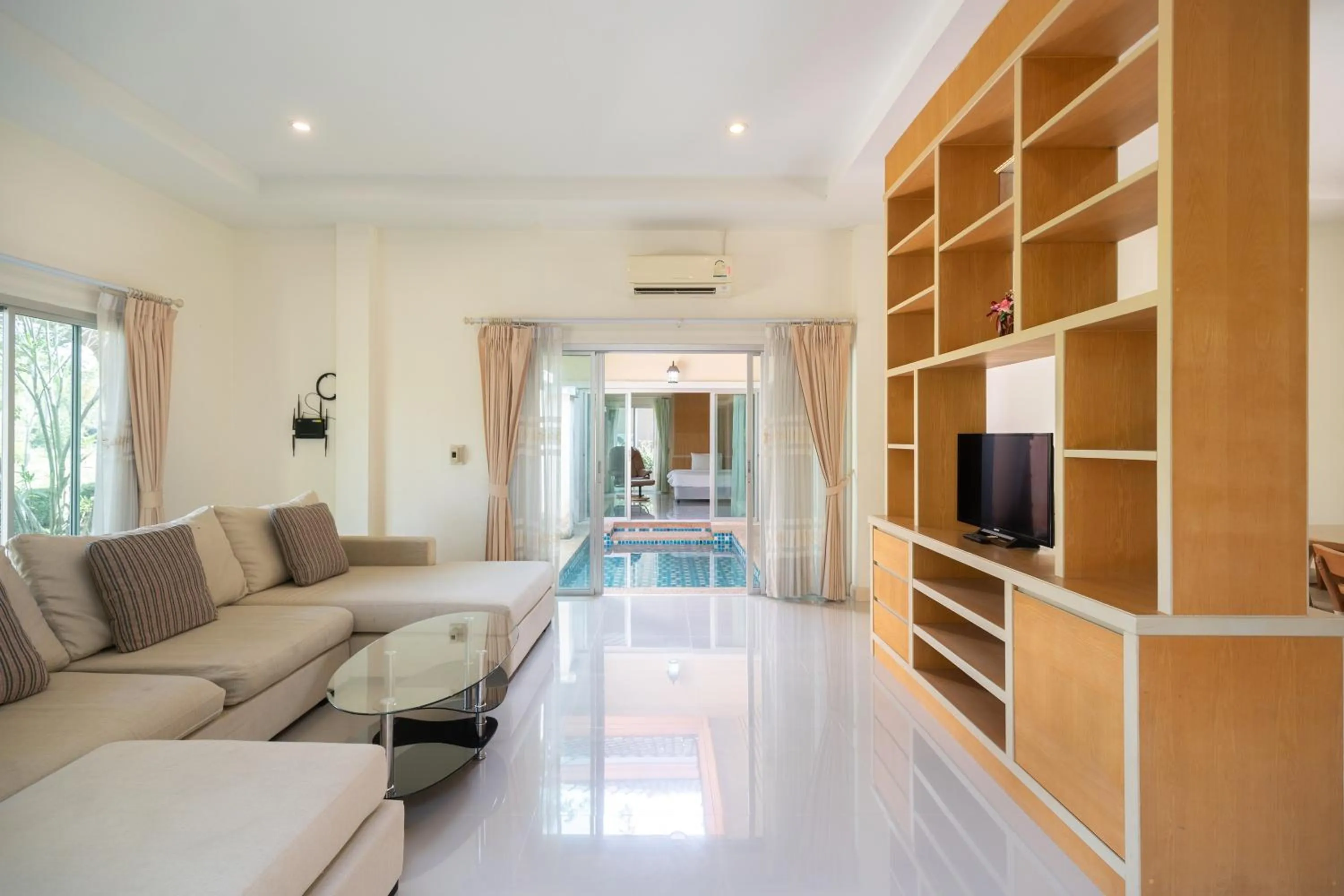 Living room in Thara Cholapruek Resort
