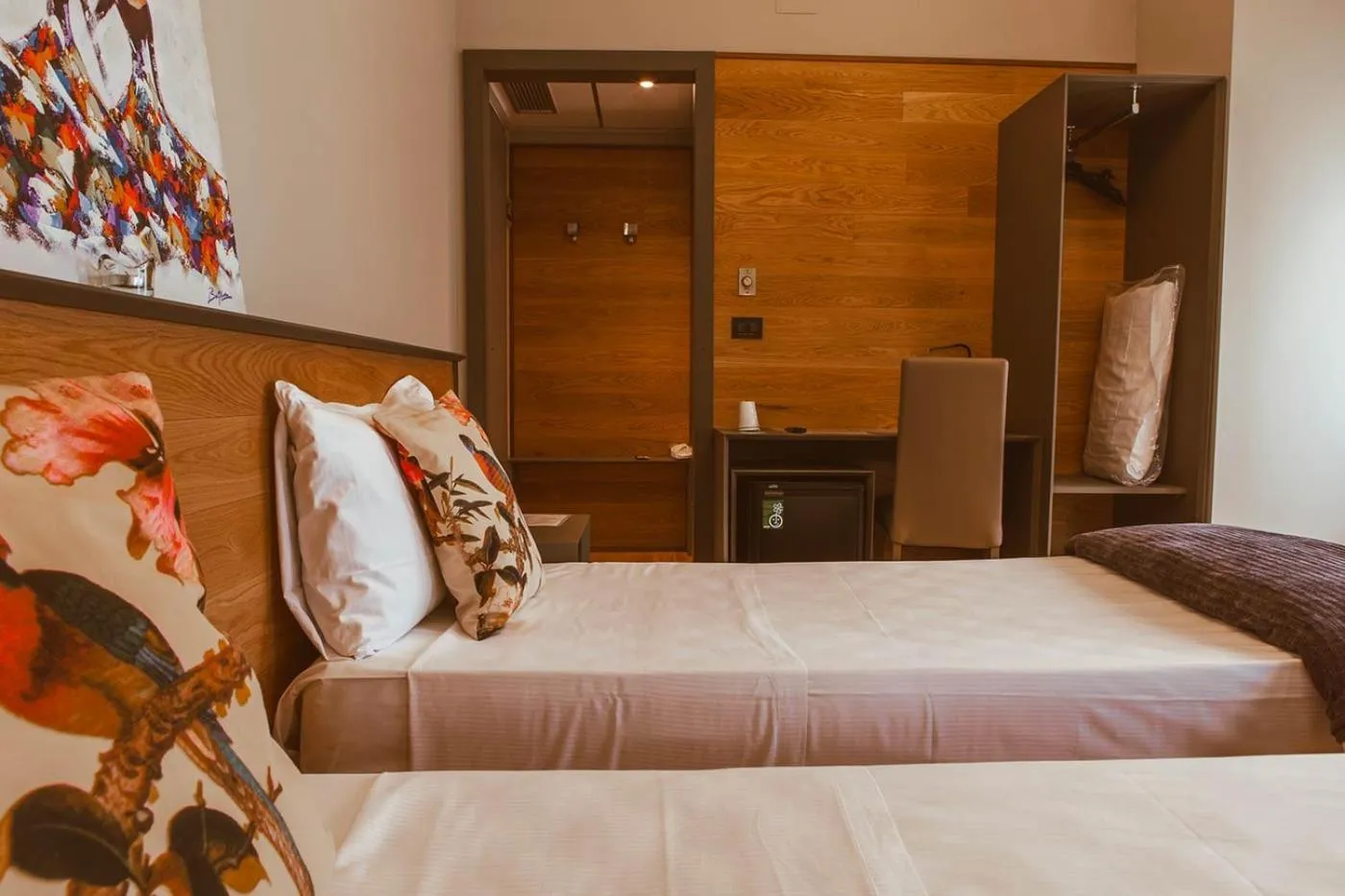 Bed in Hotel Patriarchi