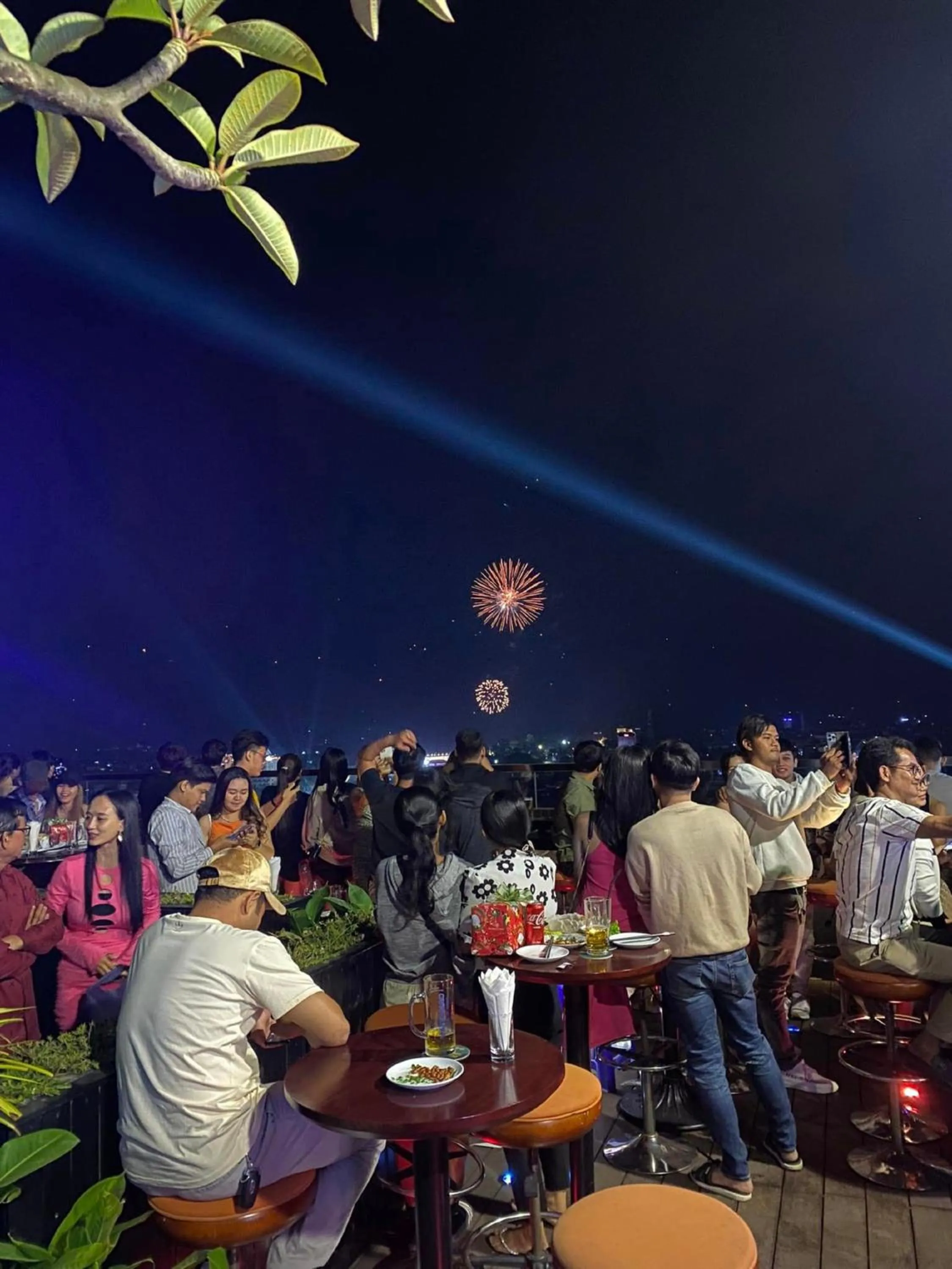 Lounge or bar in V V Hotel Battambang