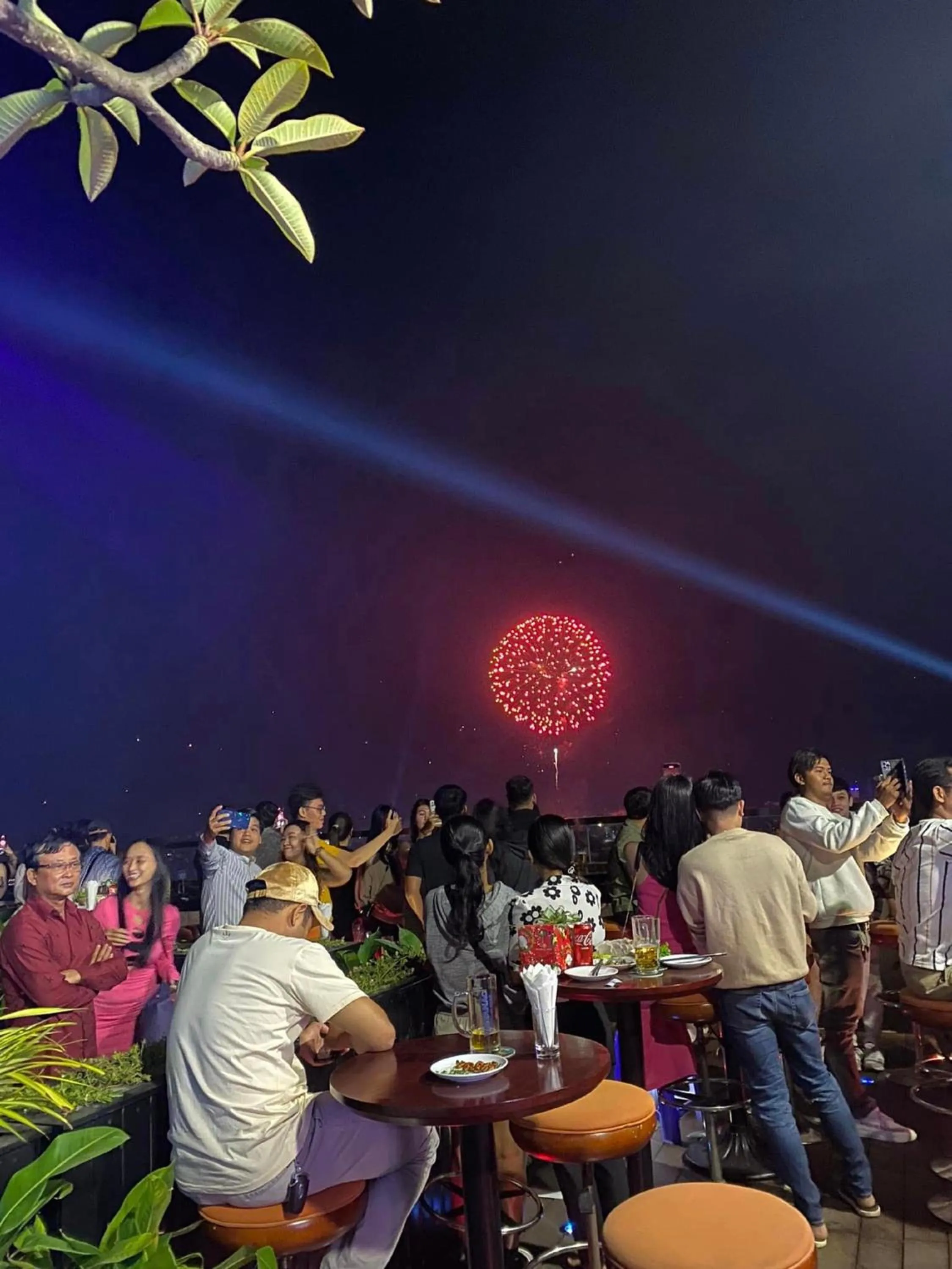 Lounge or bar in V V Hotel Battambang