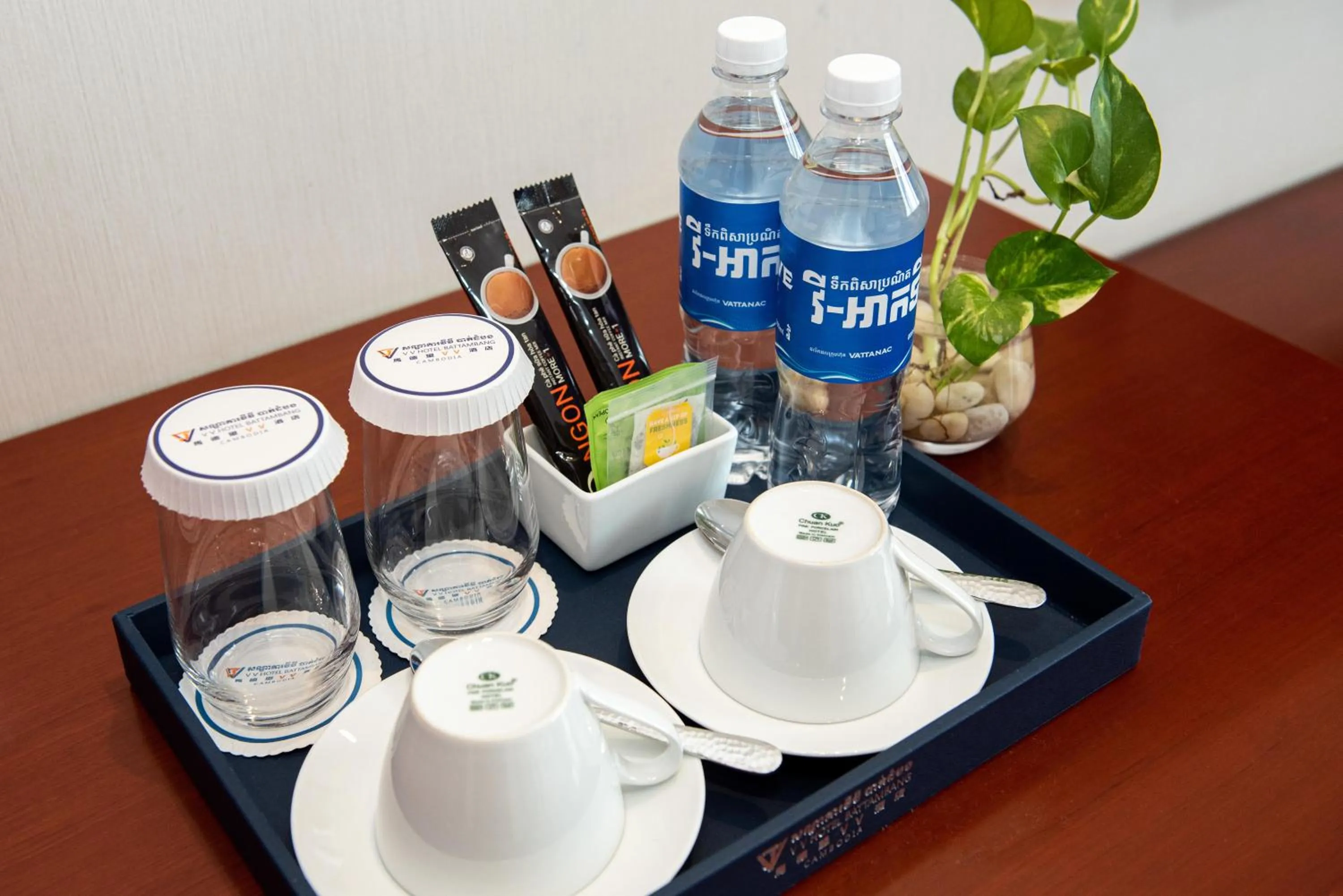 Bedroom in V V Hotel Battambang