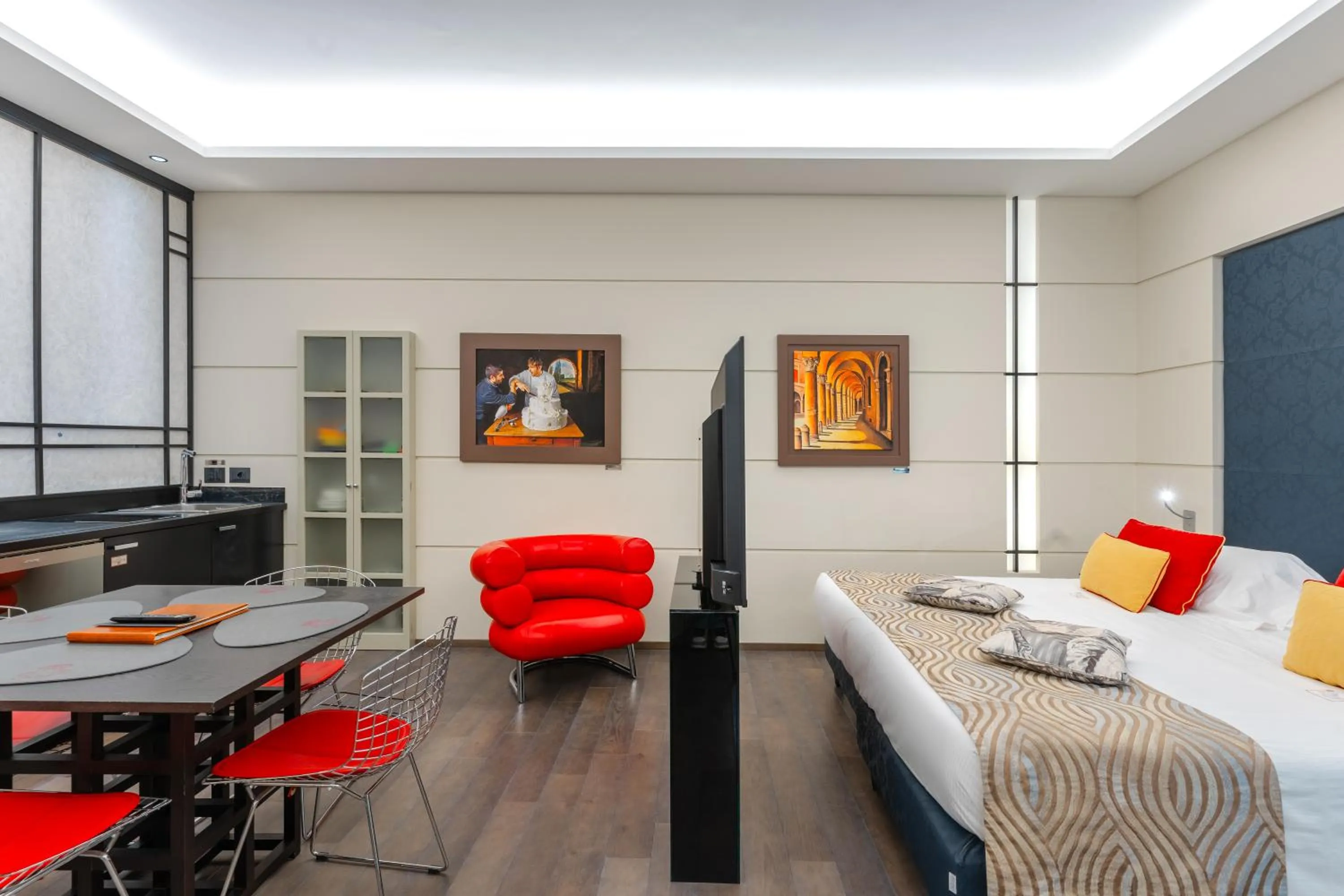 Photo of the whole room, Bed in Art Hotel Commercianti