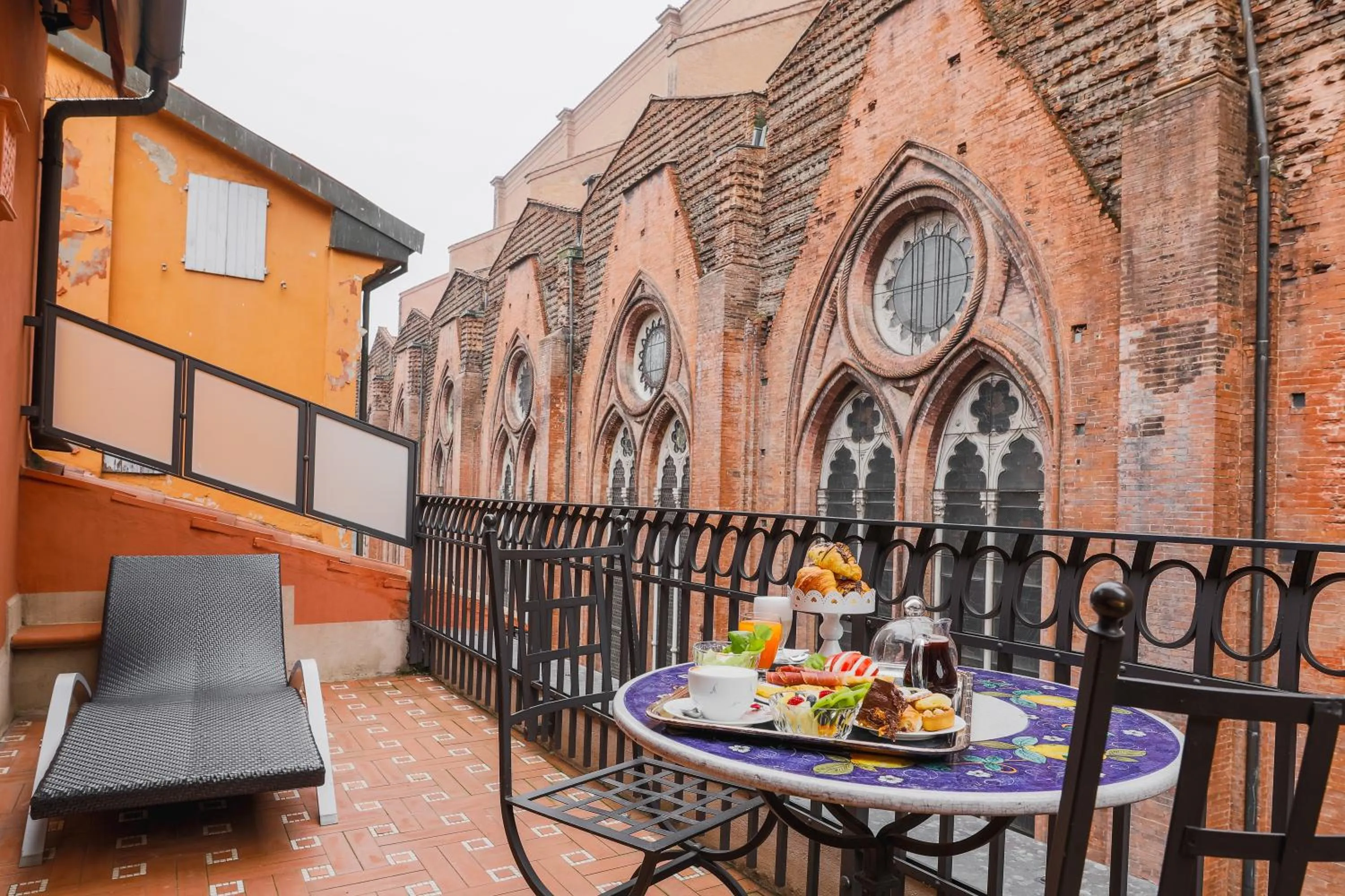 Balcony/Terrace in Art Hotel Commercianti