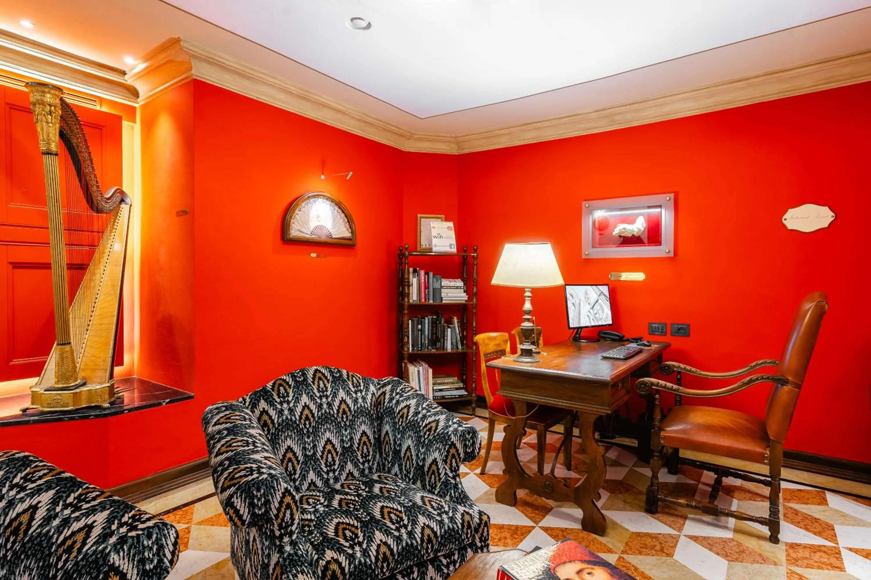 Lobby or reception in Art Hotel Commercianti