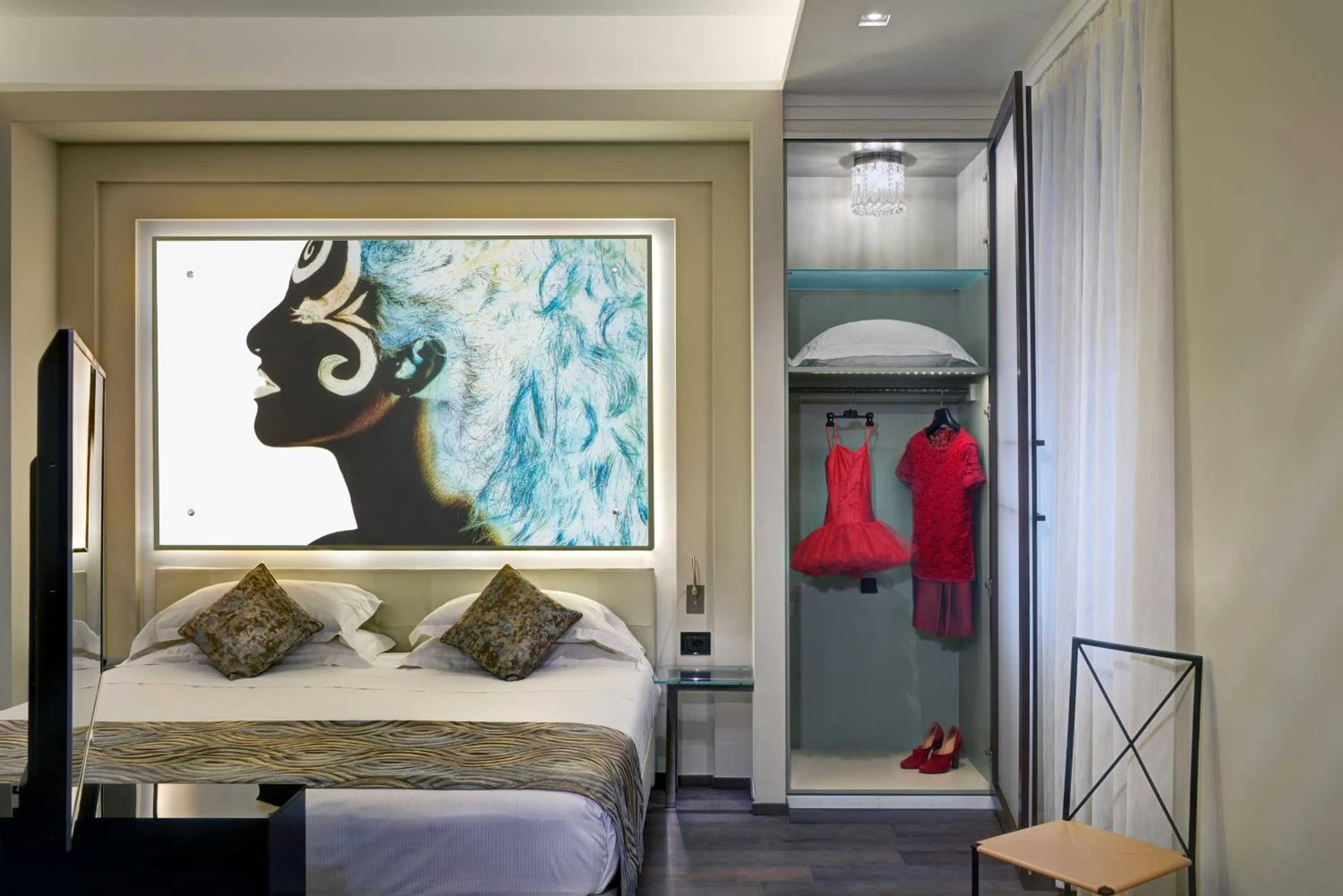 Photo of the whole room, Bed in Art Hotel Commercianti