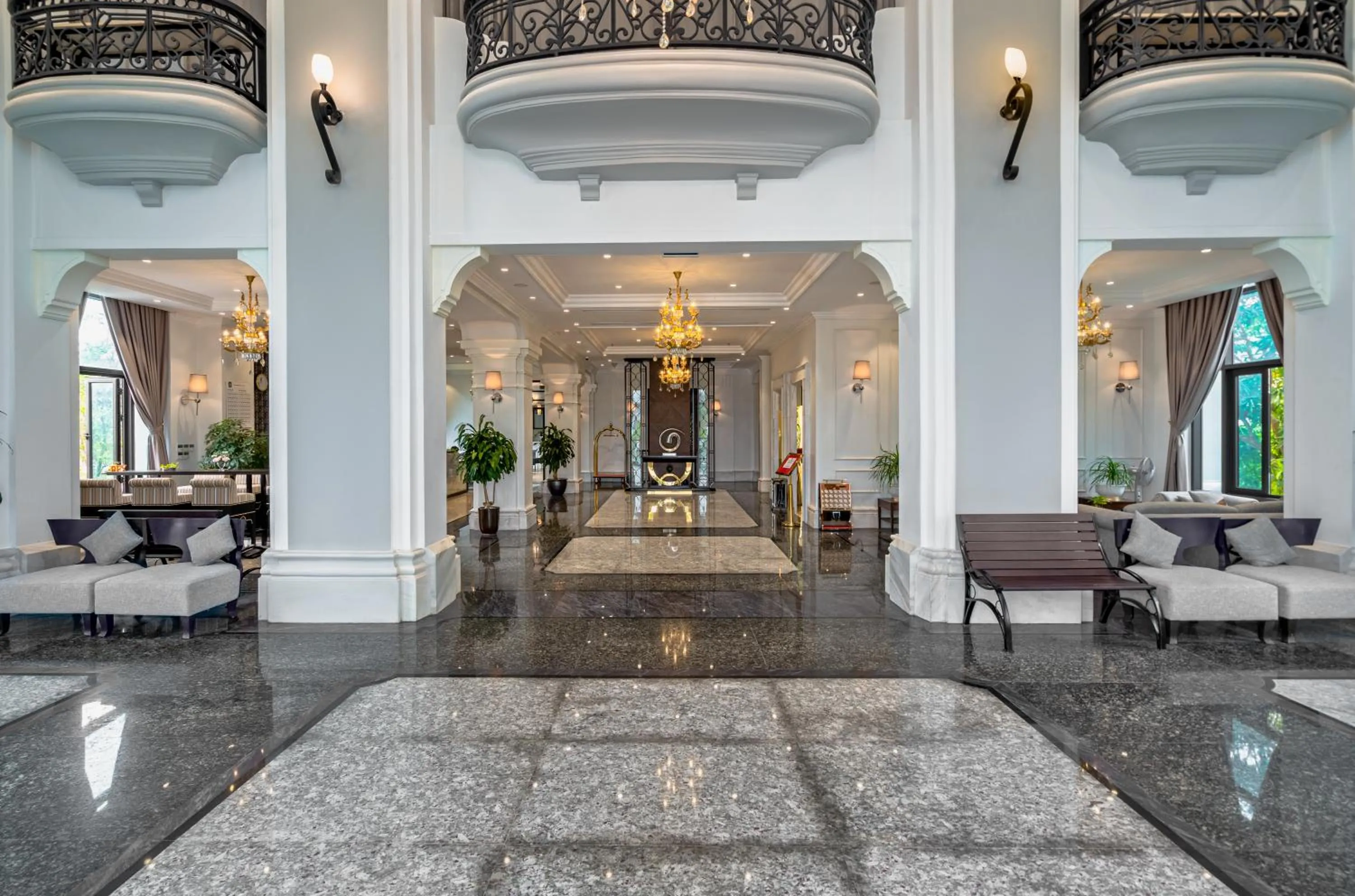 Facade/entrance in Rex Quang Binh Hotel