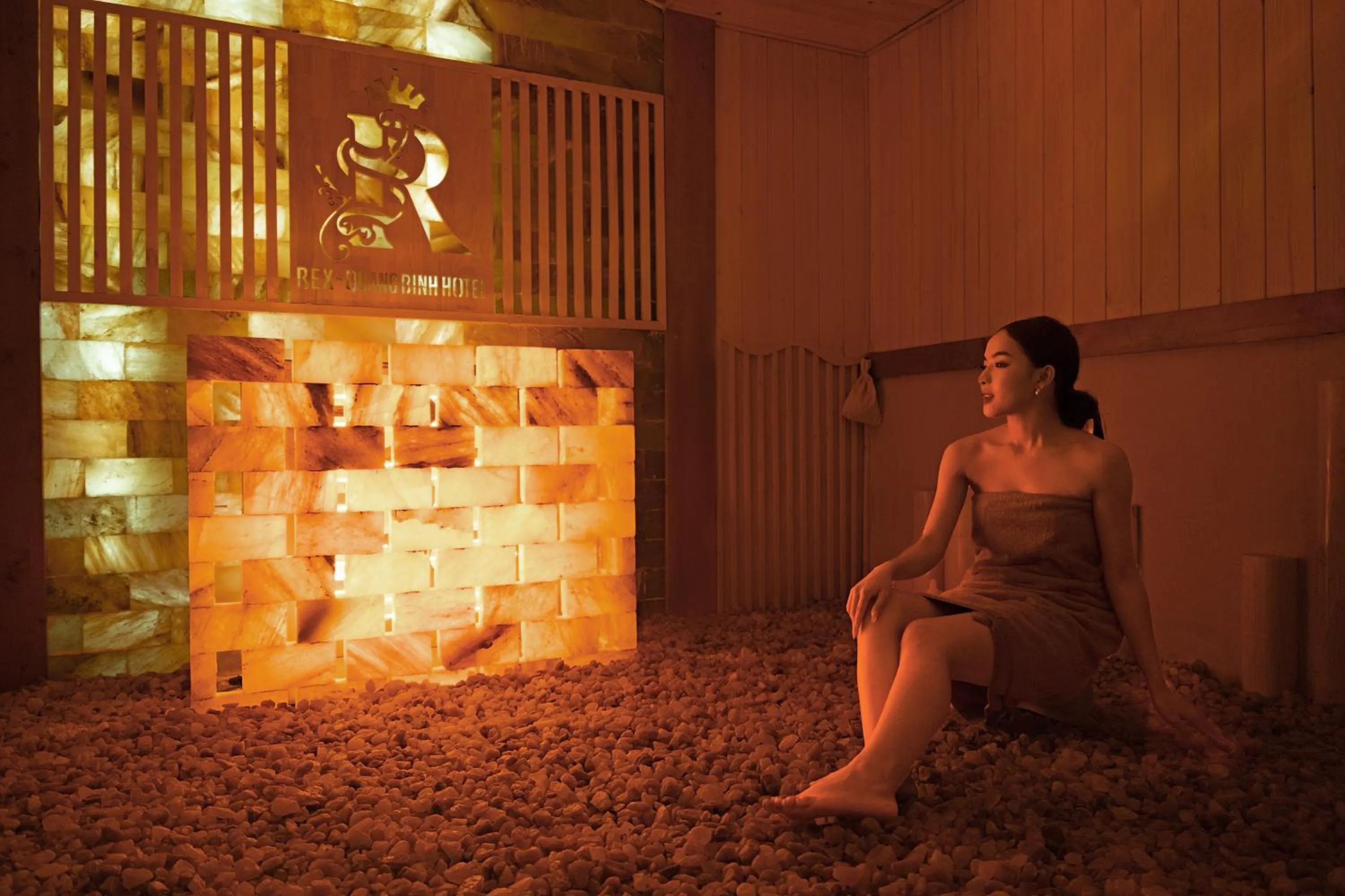 Sauna in Rex Quang Binh Hotel