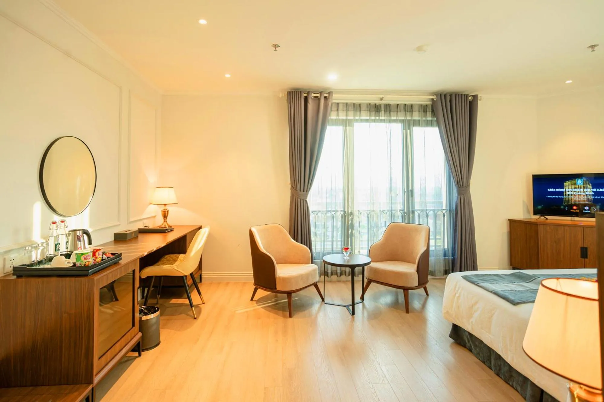 Photo of the whole room, Bed in Rex Quang Binh Hotel