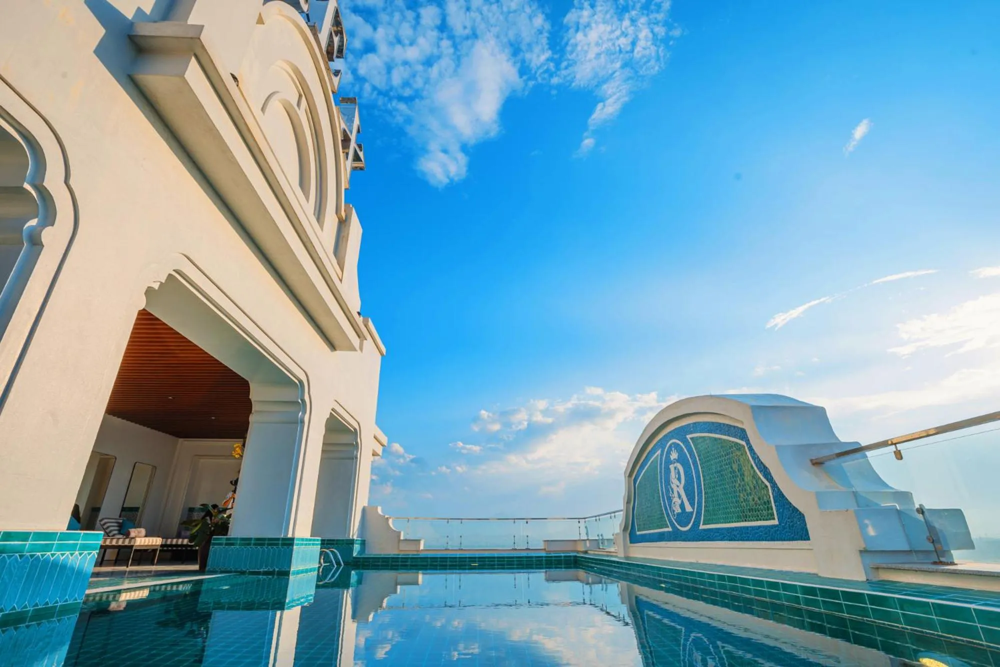 Pool view in Rex Quang Binh Hotel