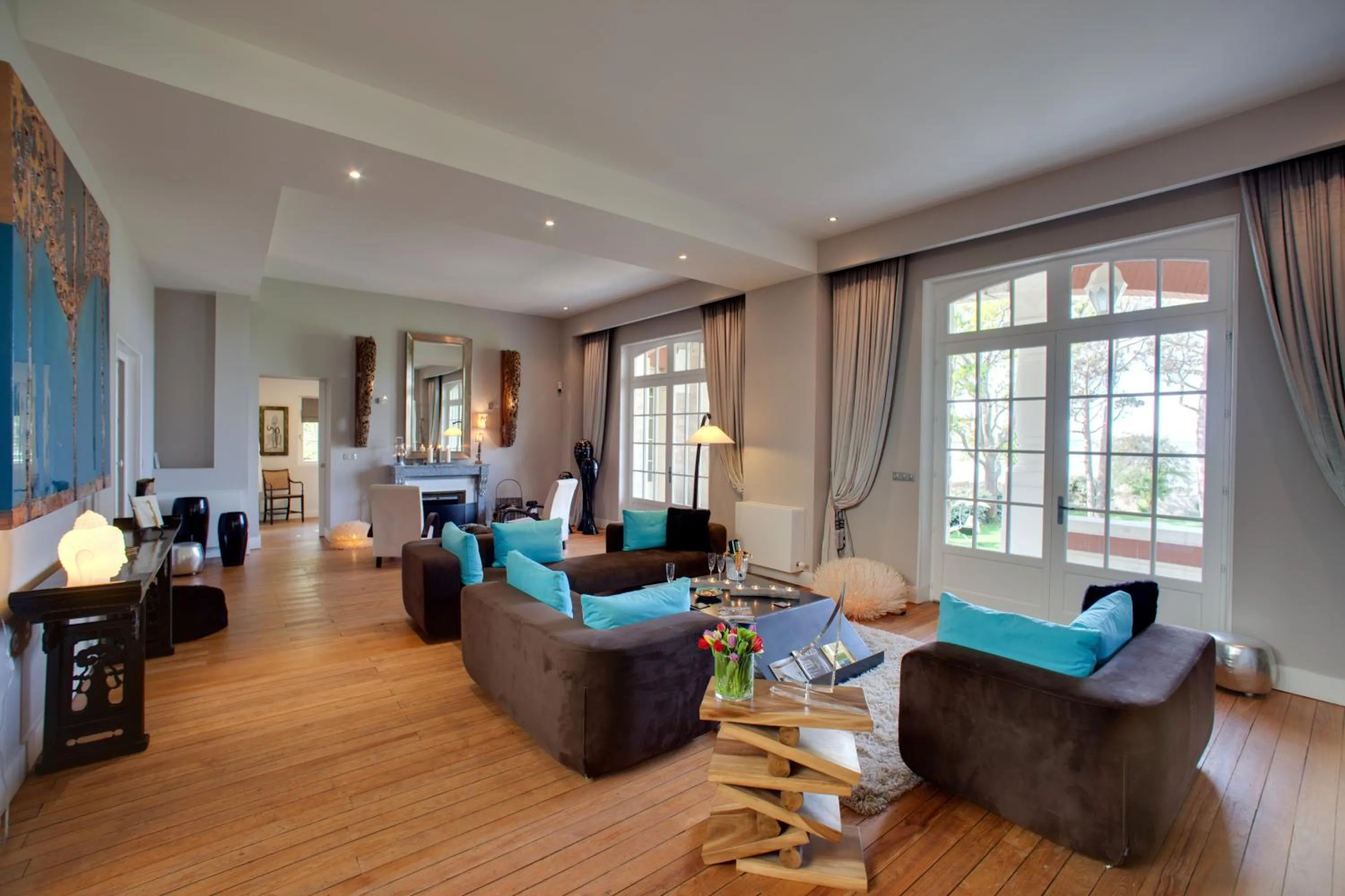 Living room in Villa La Tosca