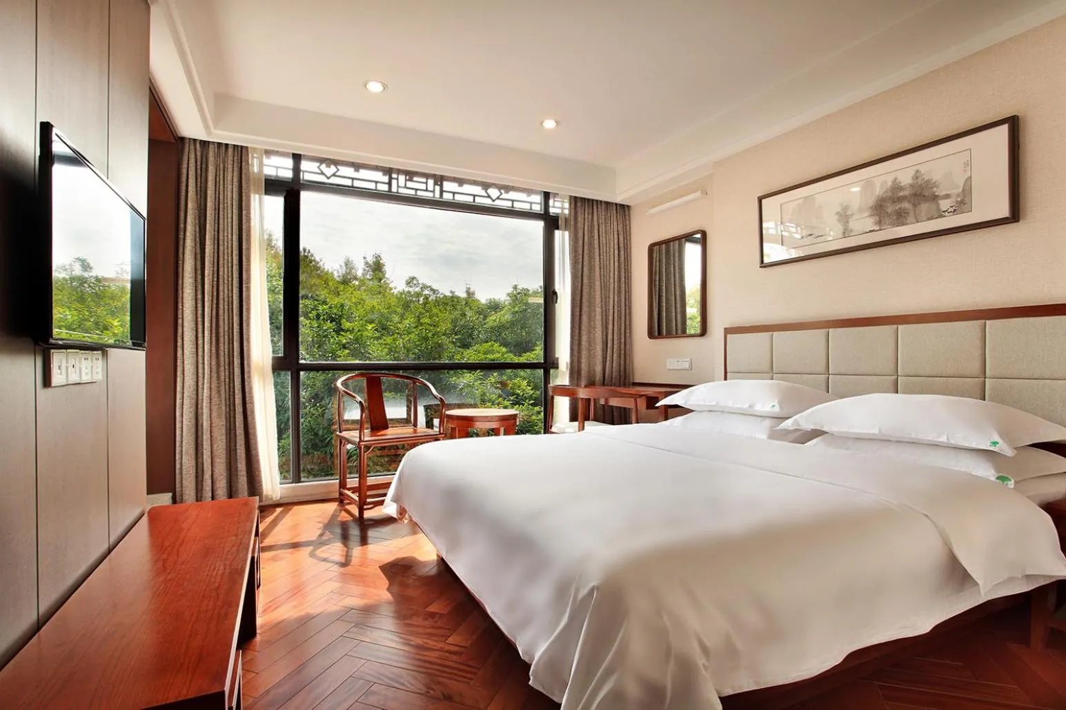 Bed in Guilin Zizhou Panorama Resort