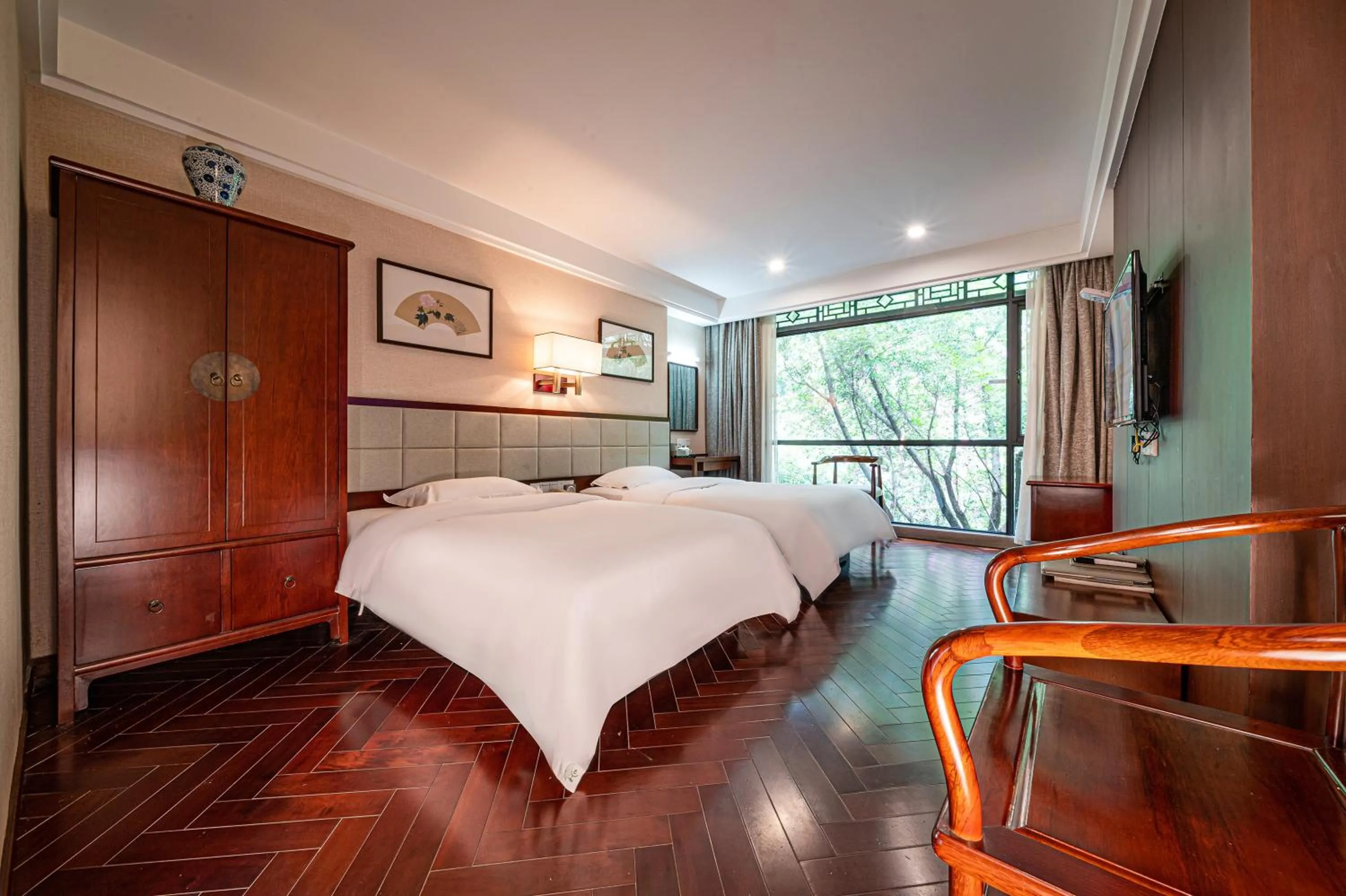 Bed in Guilin Zizhou Panorama Resort