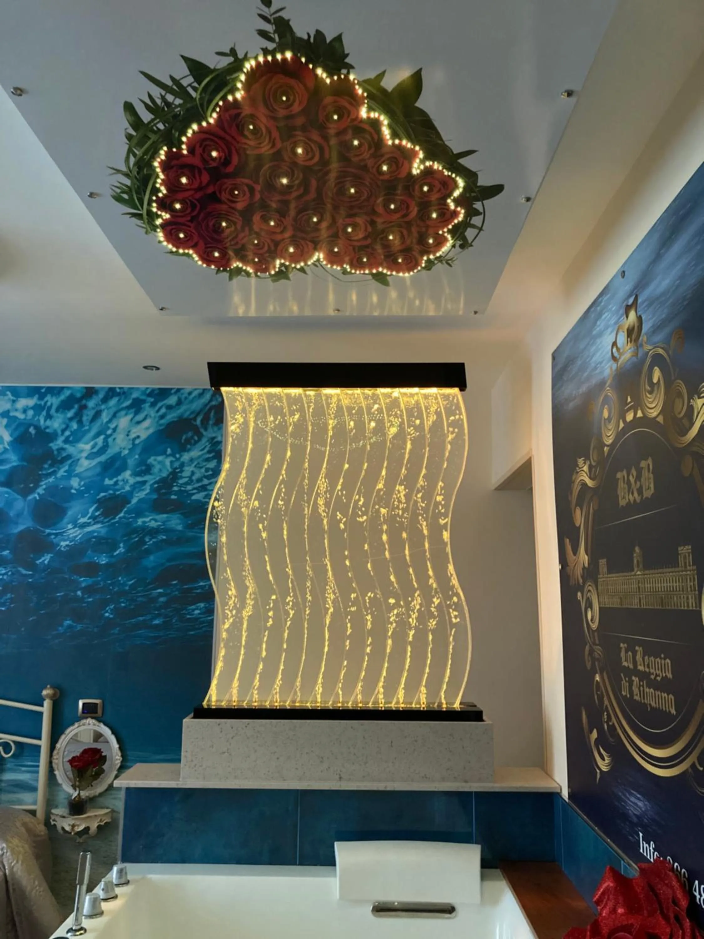 Hot Tub in B&B LA REGGIA DI RIHANNA spa