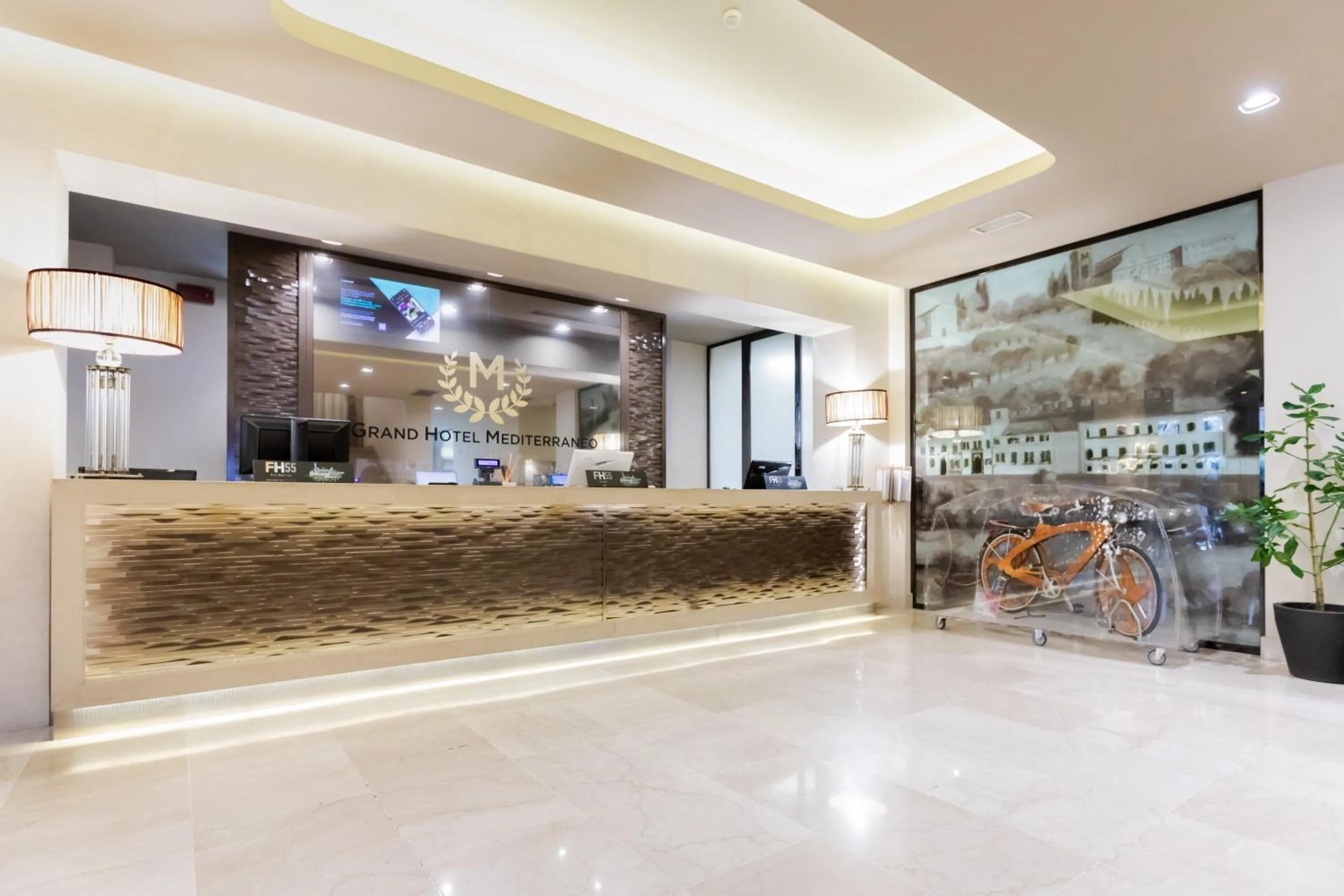 Lobby or reception in FH55 Grand Hotel Mediterraneo