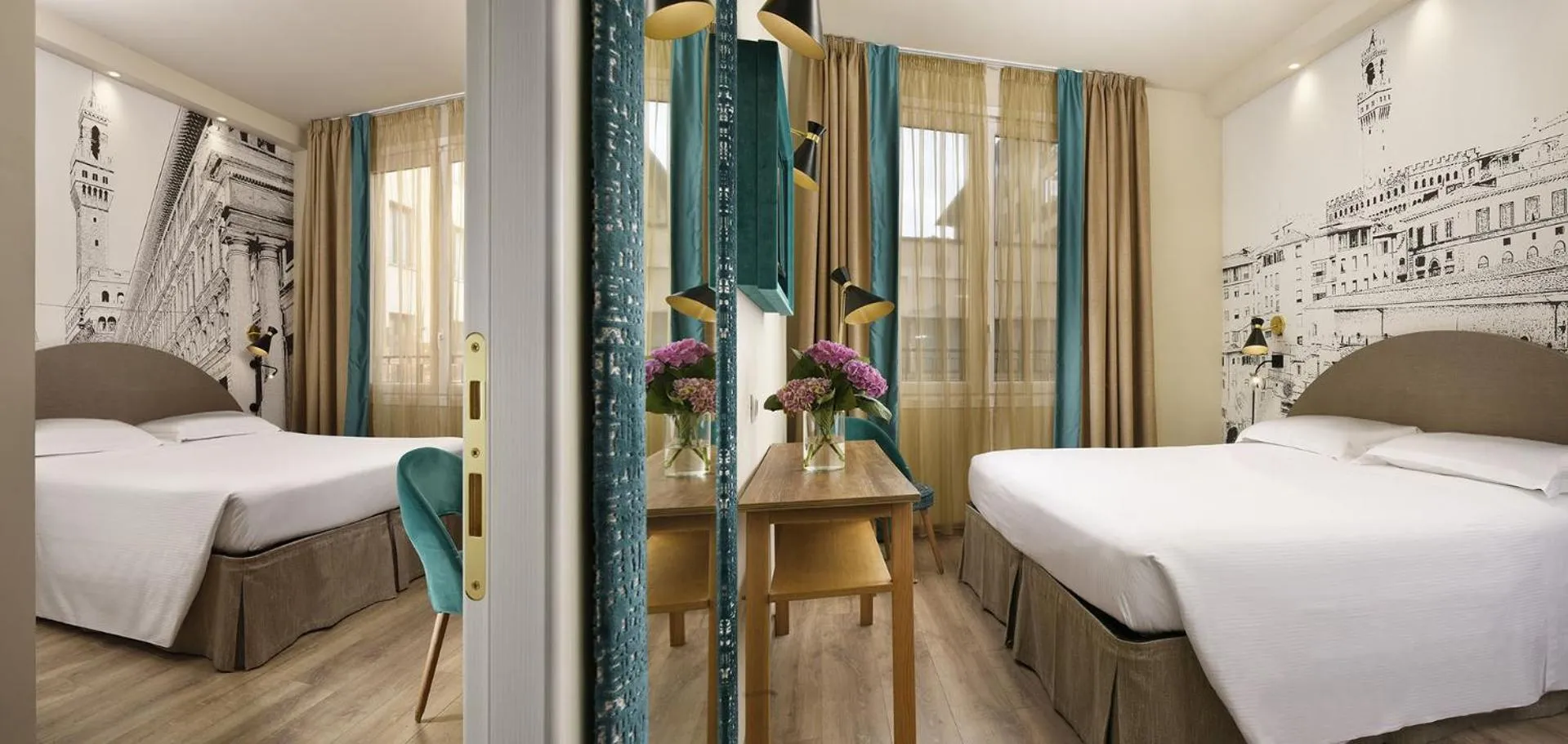 Bed in FH55 Grand Hotel Mediterraneo