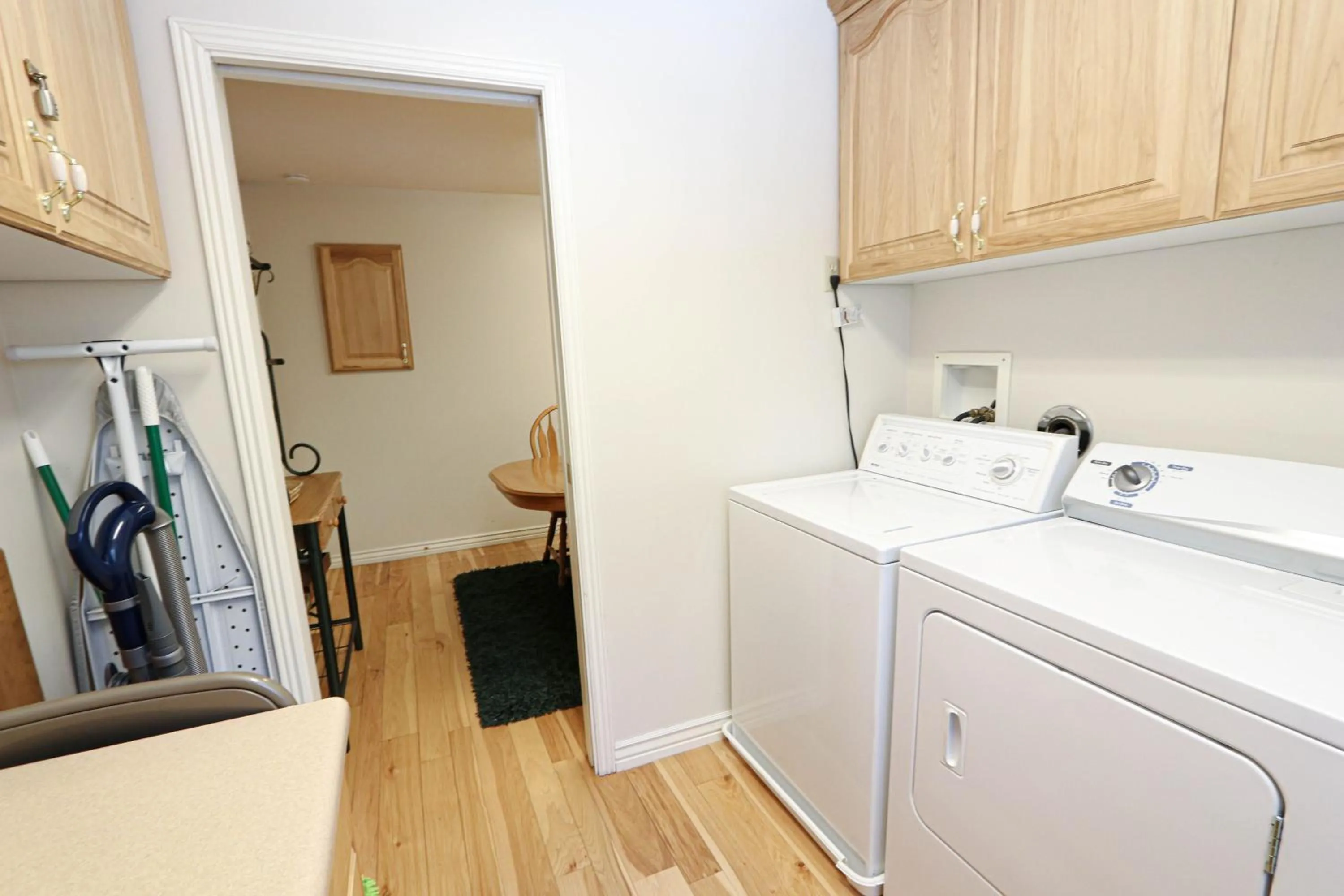 washing machine in South Fork Cabin