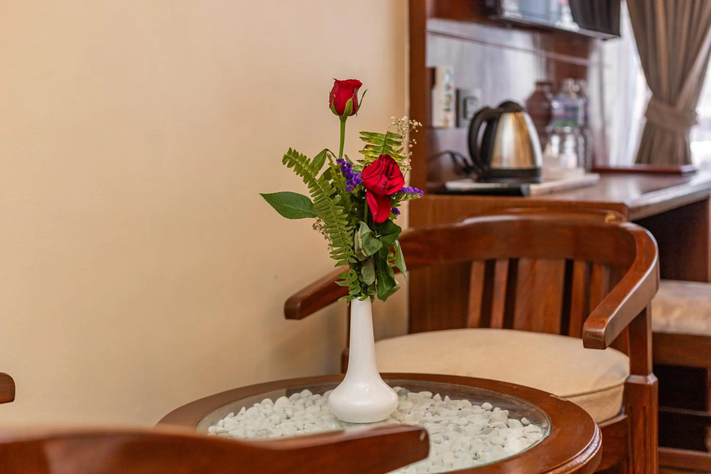 Decorative detail in Amarawati Boutique Hotel