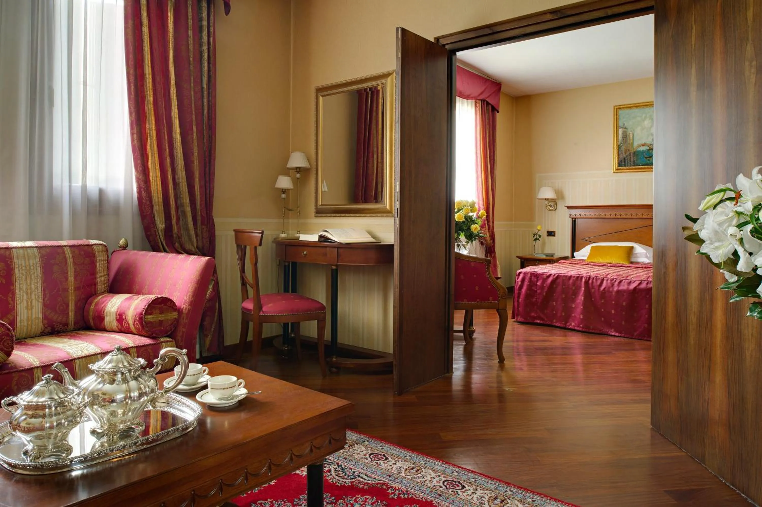 Photo of the whole room, Bed in Villa Pace Park Hotel Bolognese