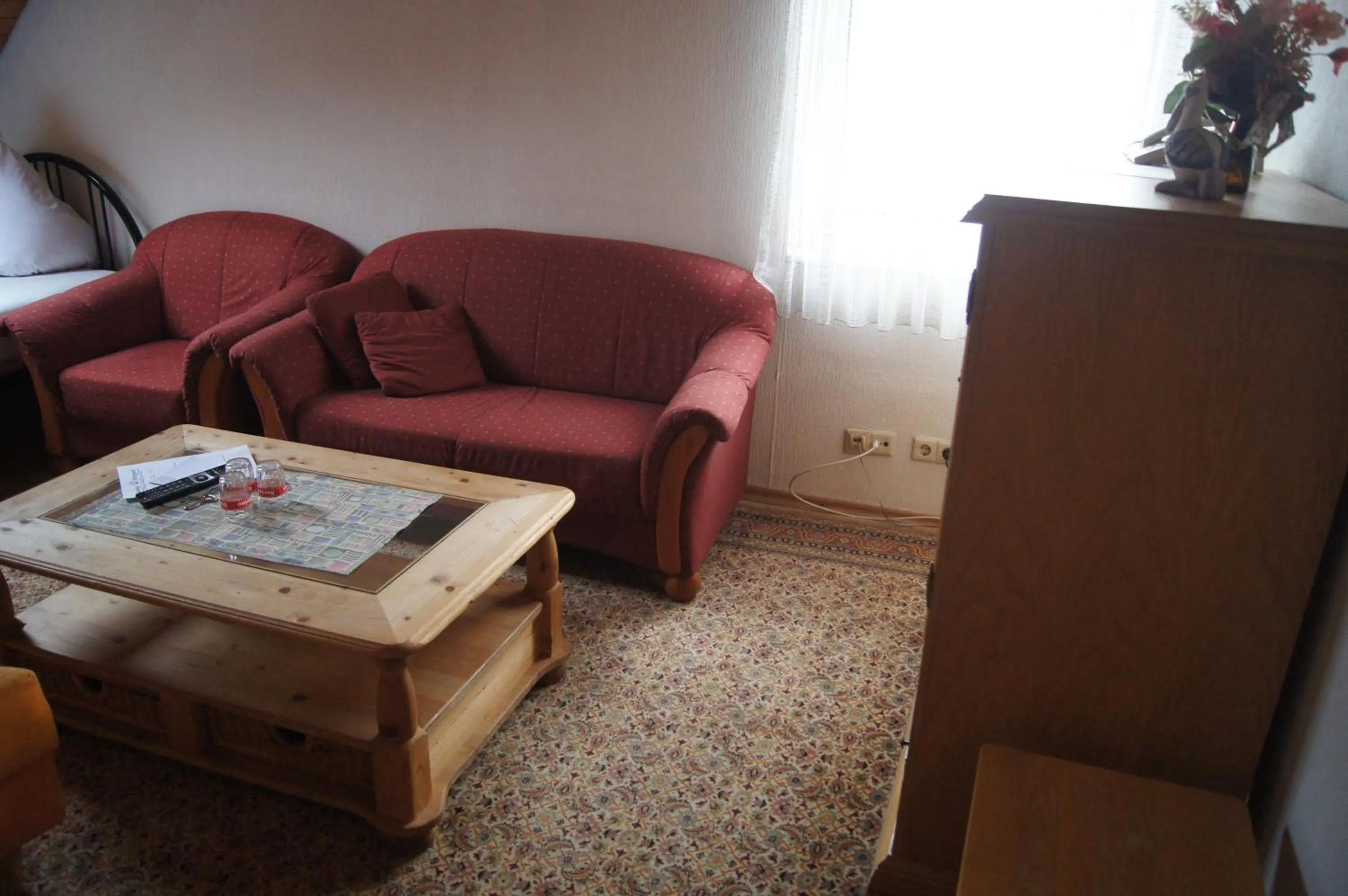 Seating area in Hotel Krone