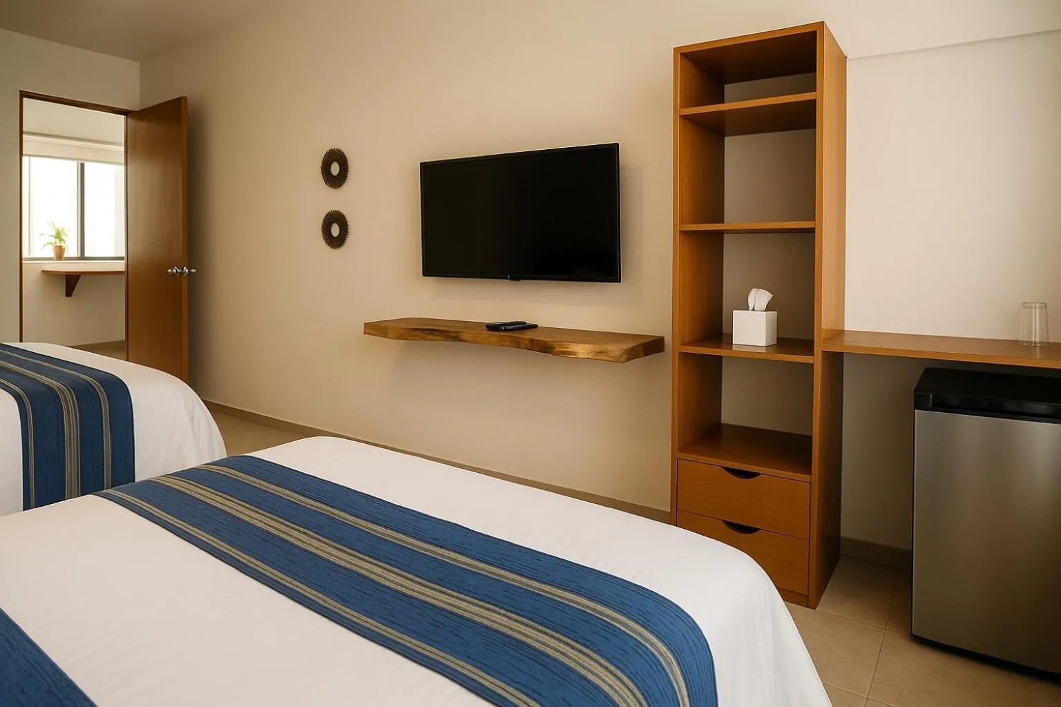 Bedroom, Bed in Villa Sofia Boutique Hotel - Near Cancun Downtown - Free Cancellation