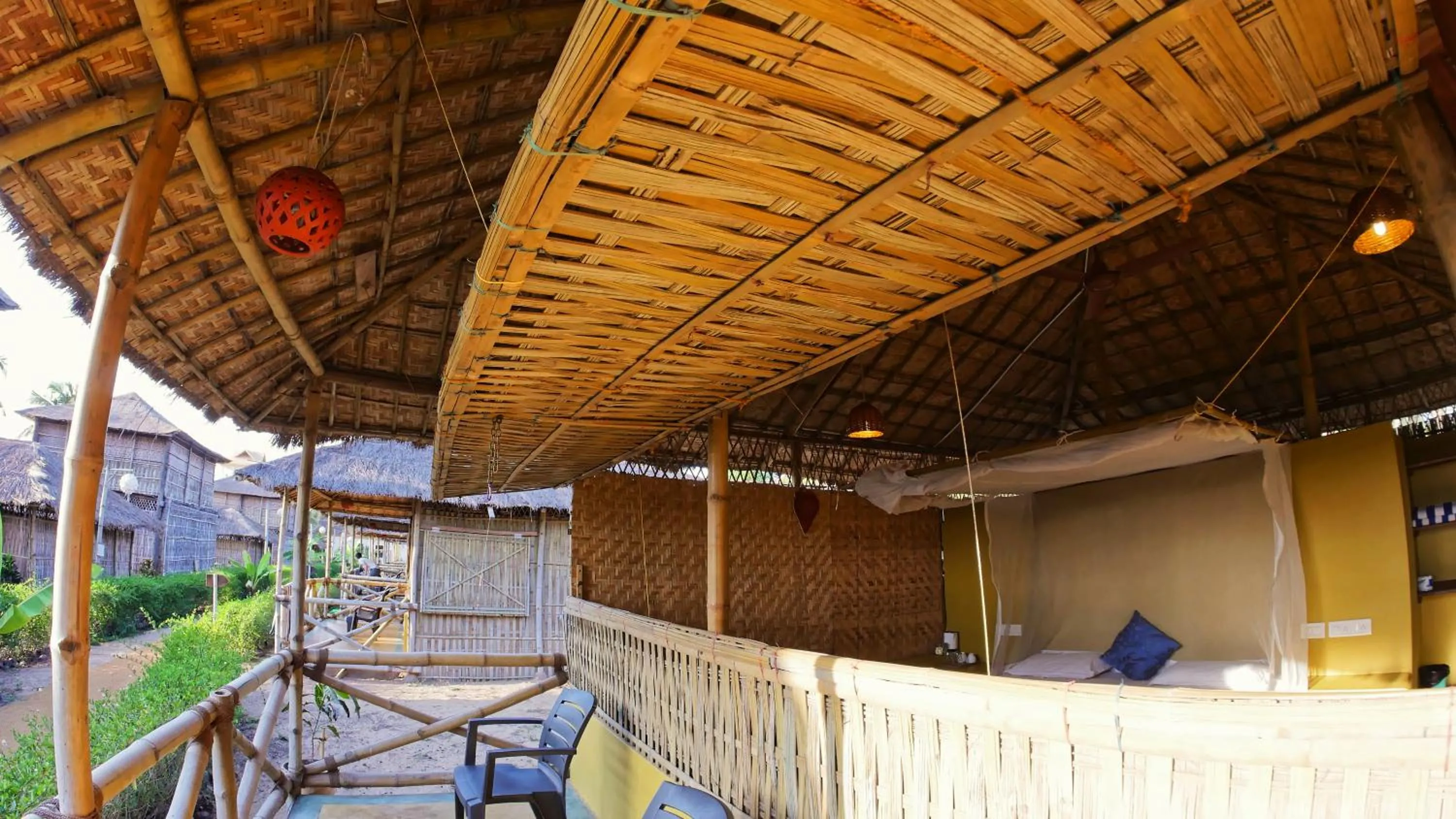 Patio in Beach Street Eco Resort - Mandrem