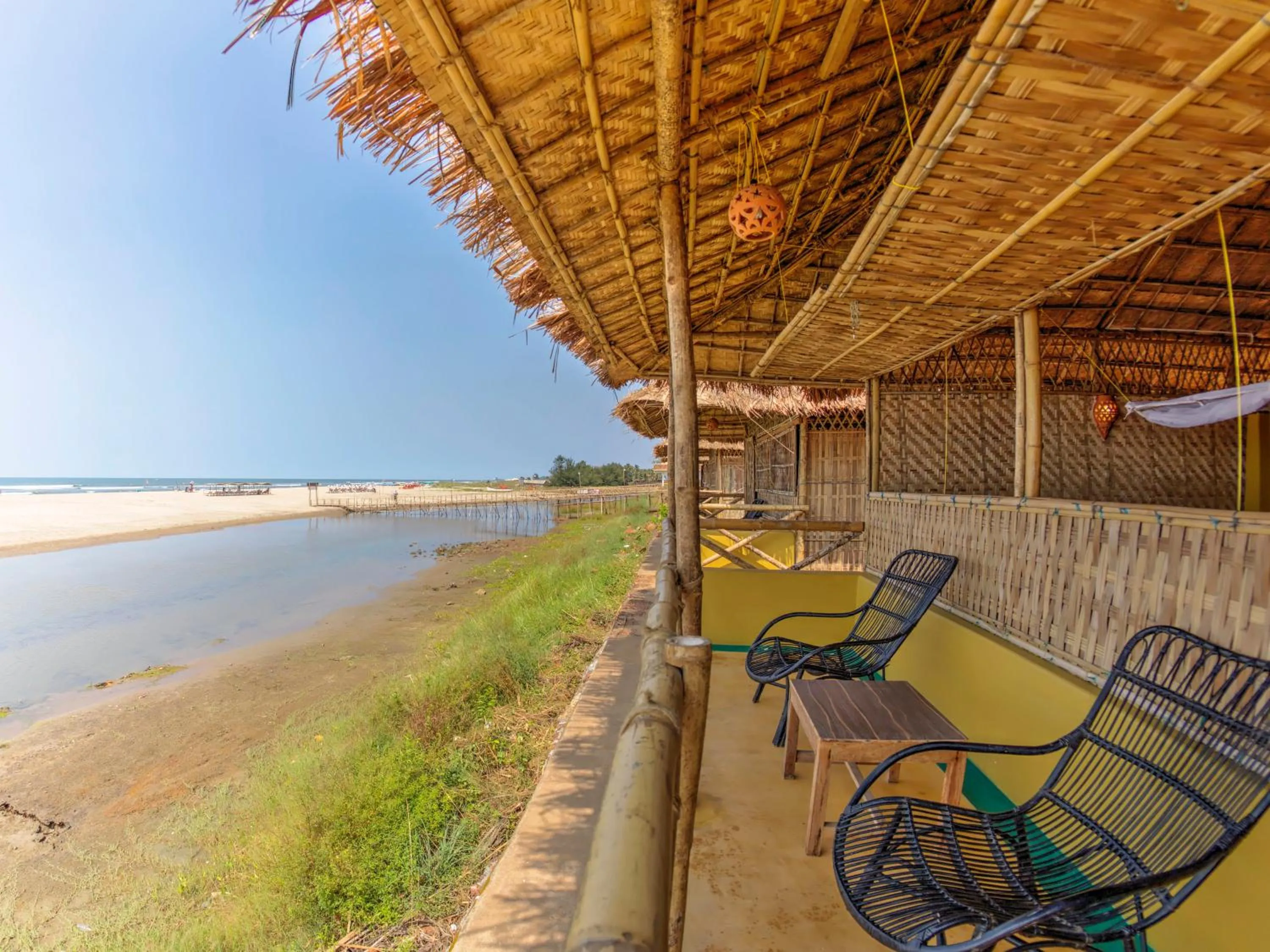 Patio in Beach Street Eco Resort - Mandrem