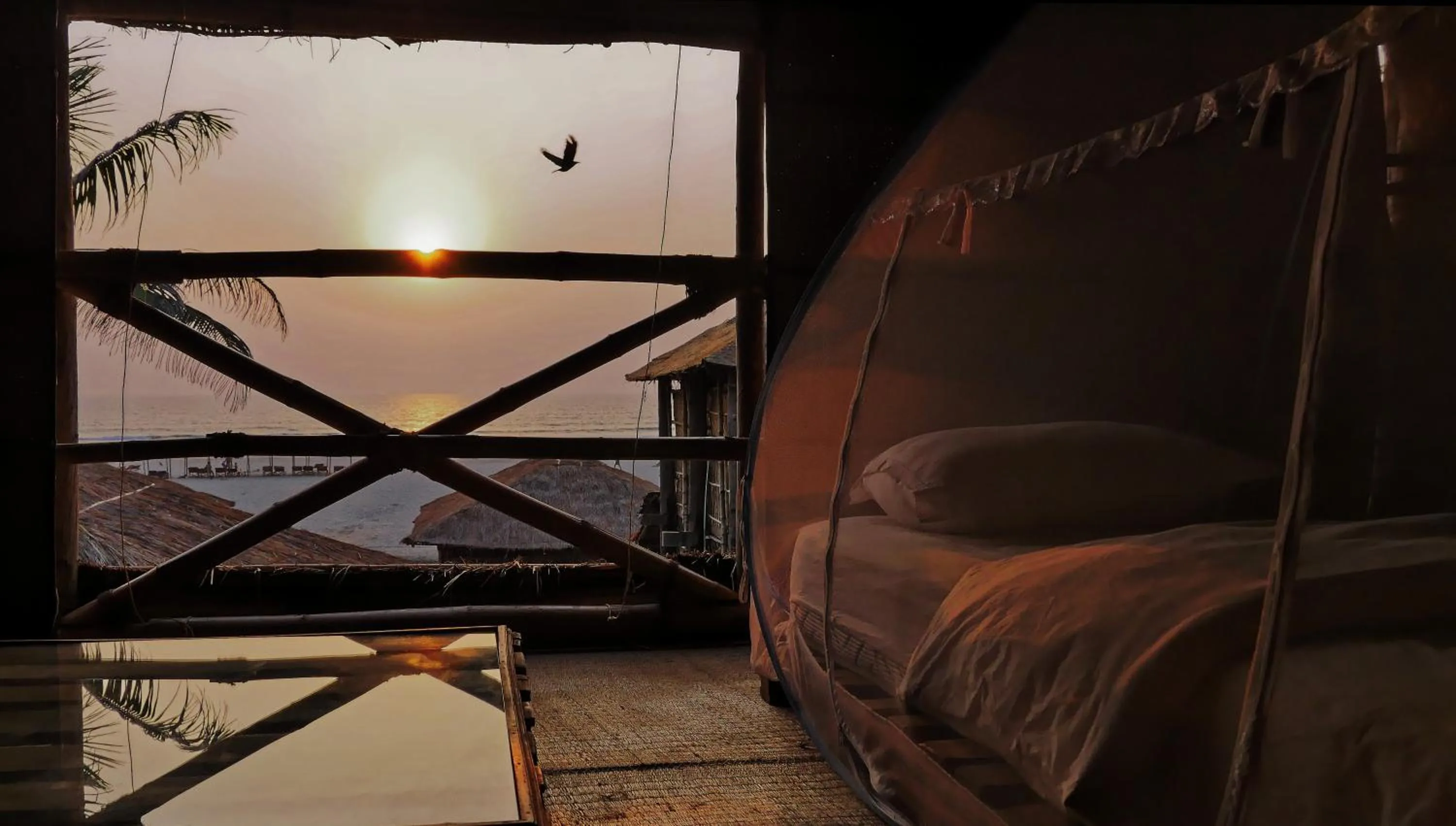 Living room in Beach Street Eco Resort - Mandrem